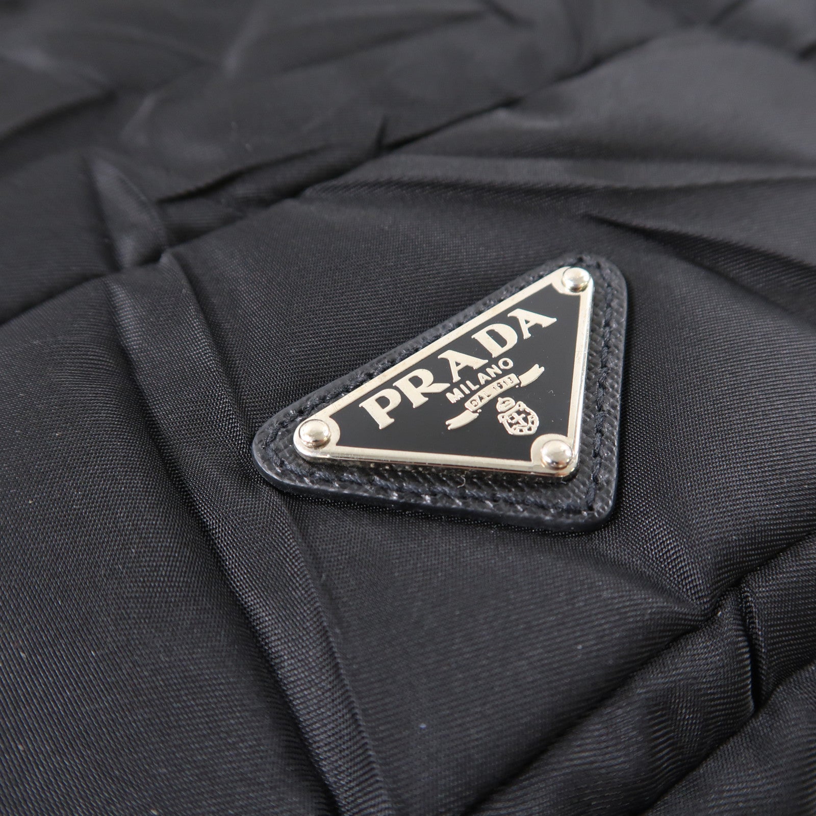 PRADA SHW Tote Bag Nylon VA 0718 Black