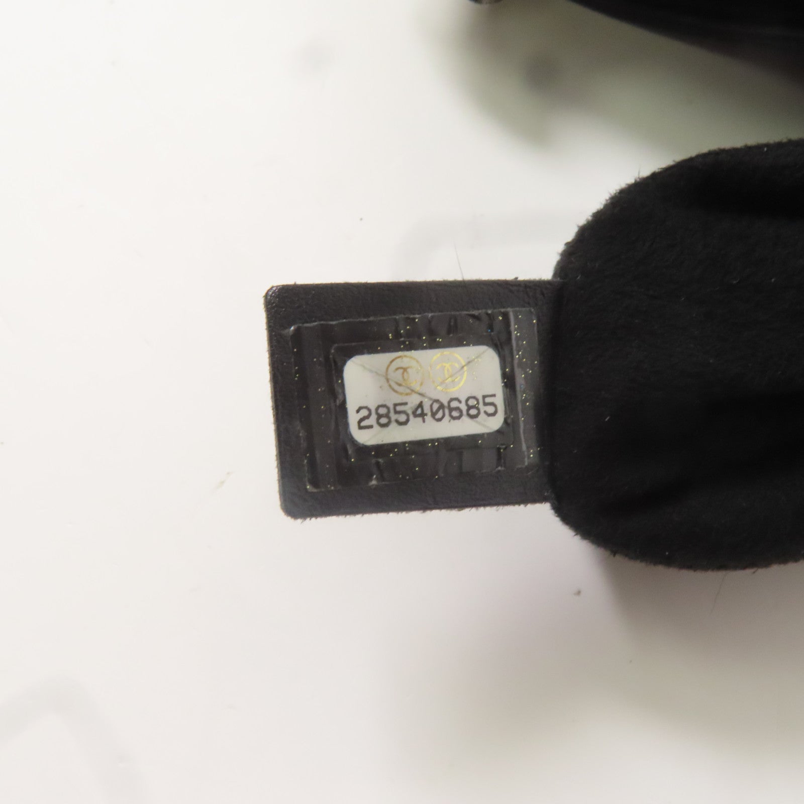 CHANEL 牛皮皮革Deauville Drawstring Bucket金扣肩背袋黑色