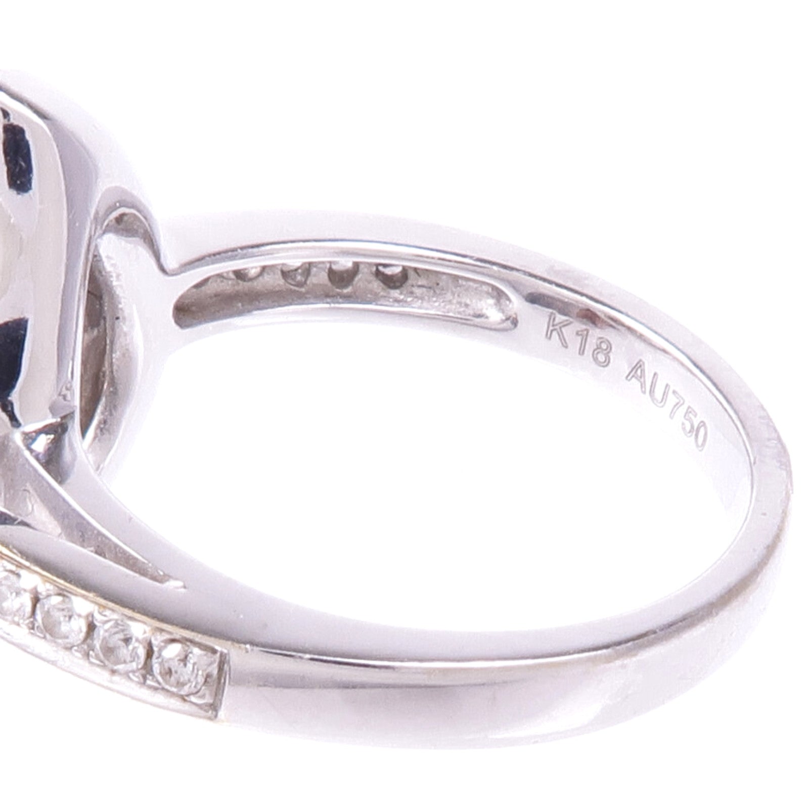 JEWELRY 【激減優惠】18K白金Diamond Ring鑽石戒指US#6.5