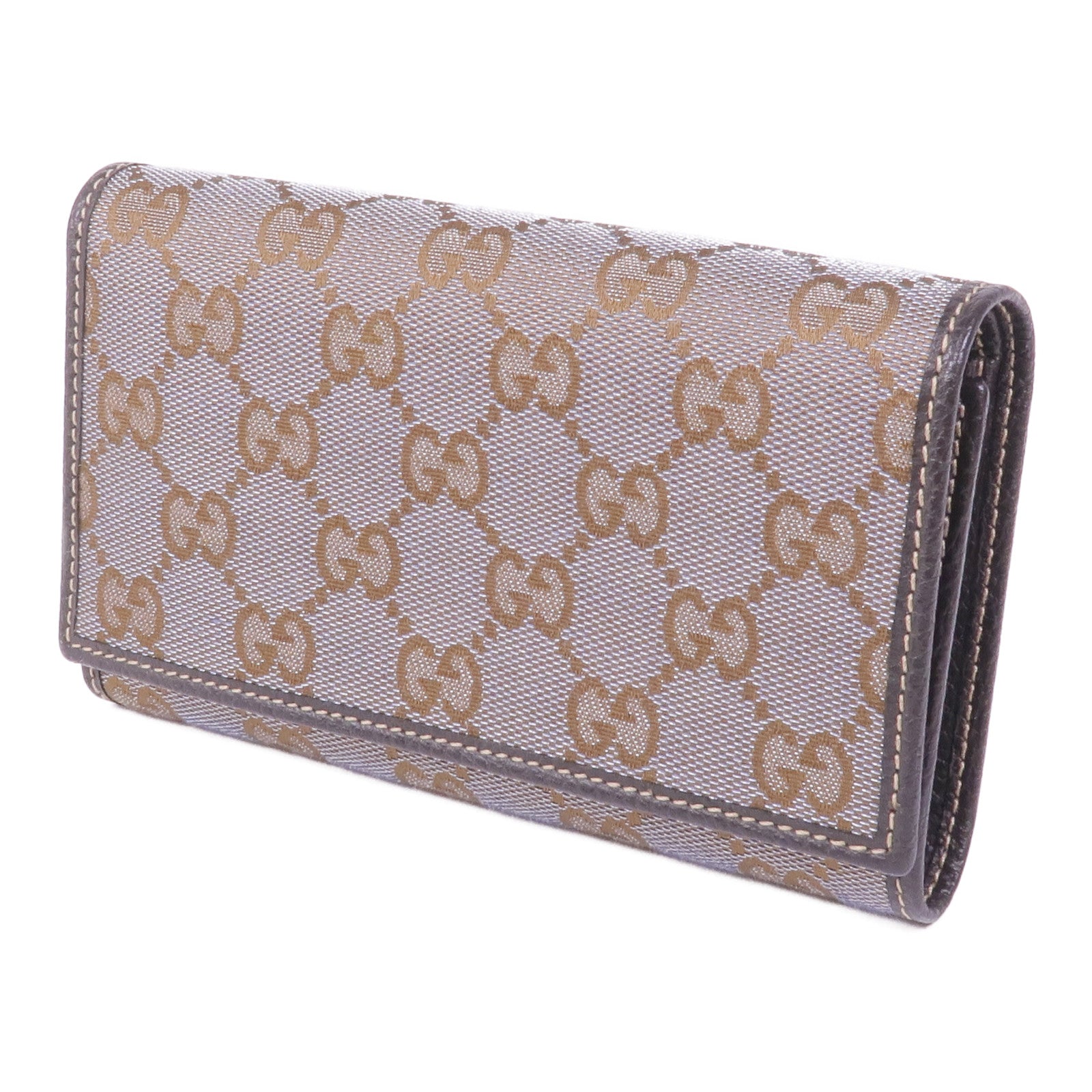 GUCCI 【激減優惠】帆布Wallet金扣錢包