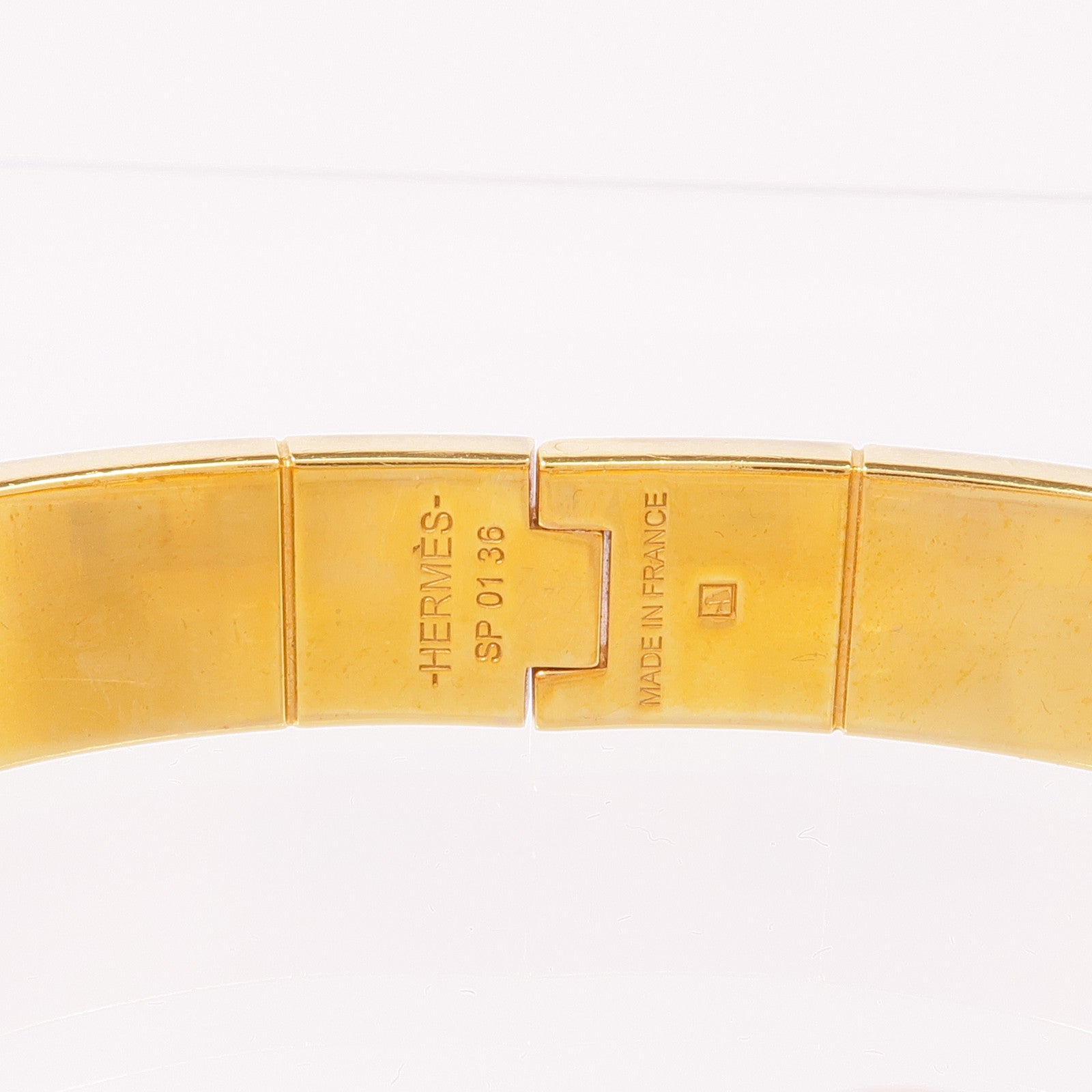 HERMES 金屬/琺瑯Charniere Bracelet手鐲