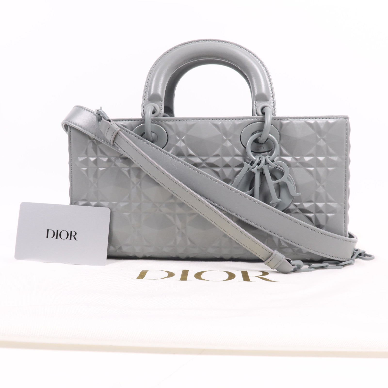 Dior 牛皮皮革Lady Dior D Joy手挽肩背兩用袋