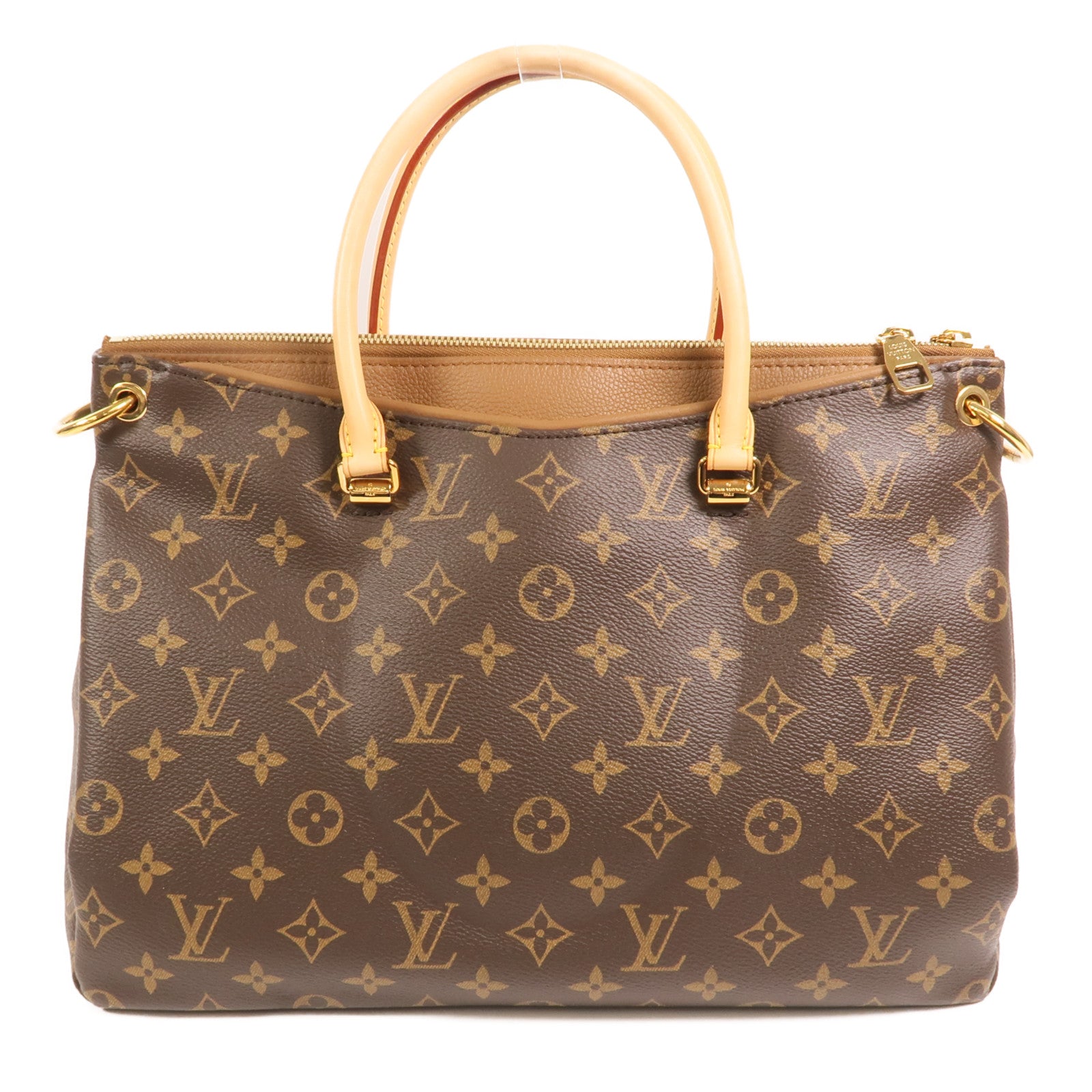 LOUIS VUITTON Monogram Pallas MM金扣手挽肩背兩用袋