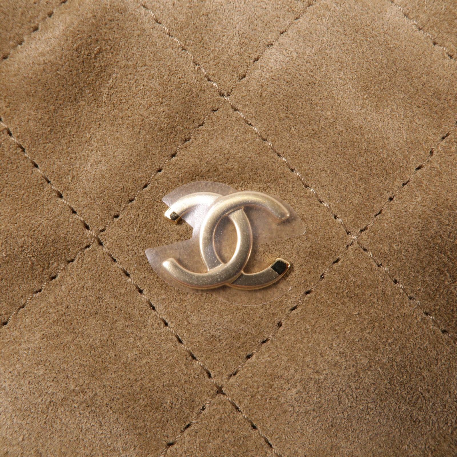 CHANEL 絨布/羊皮皮革Clutch with Leather Strap肩背袋