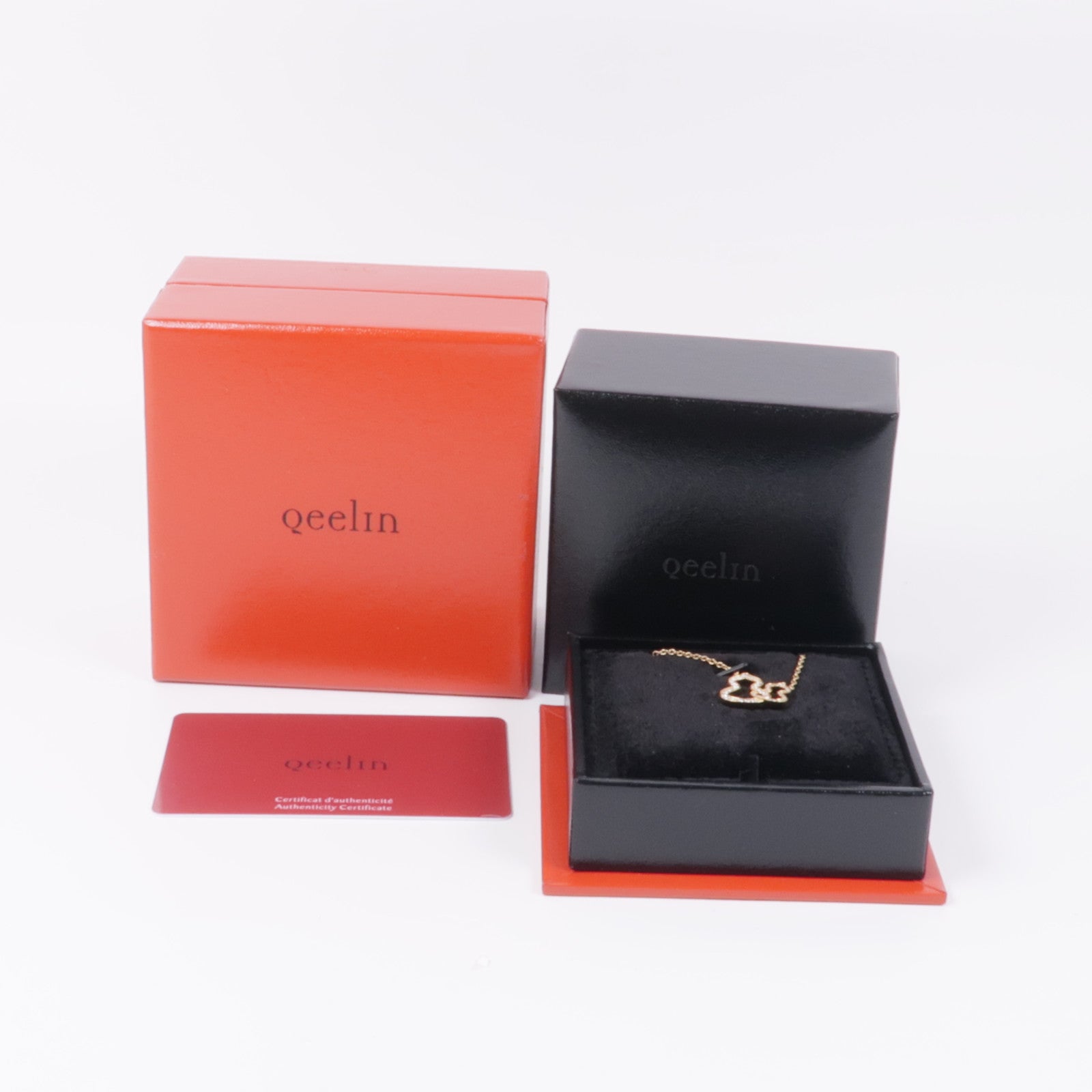 JEWELRY 18K黃金/鑽石Qeelin Wulu Petite Double Necklace項鍊