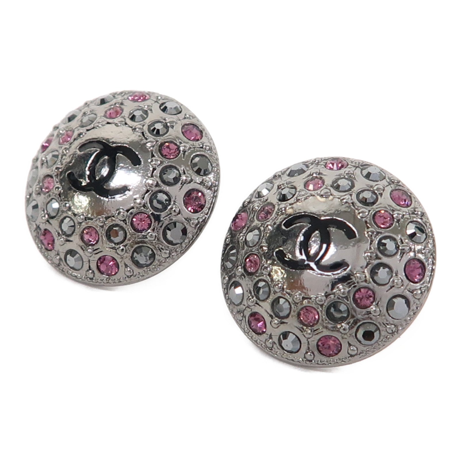 CHANEL 金屬Earrings耳環黑色