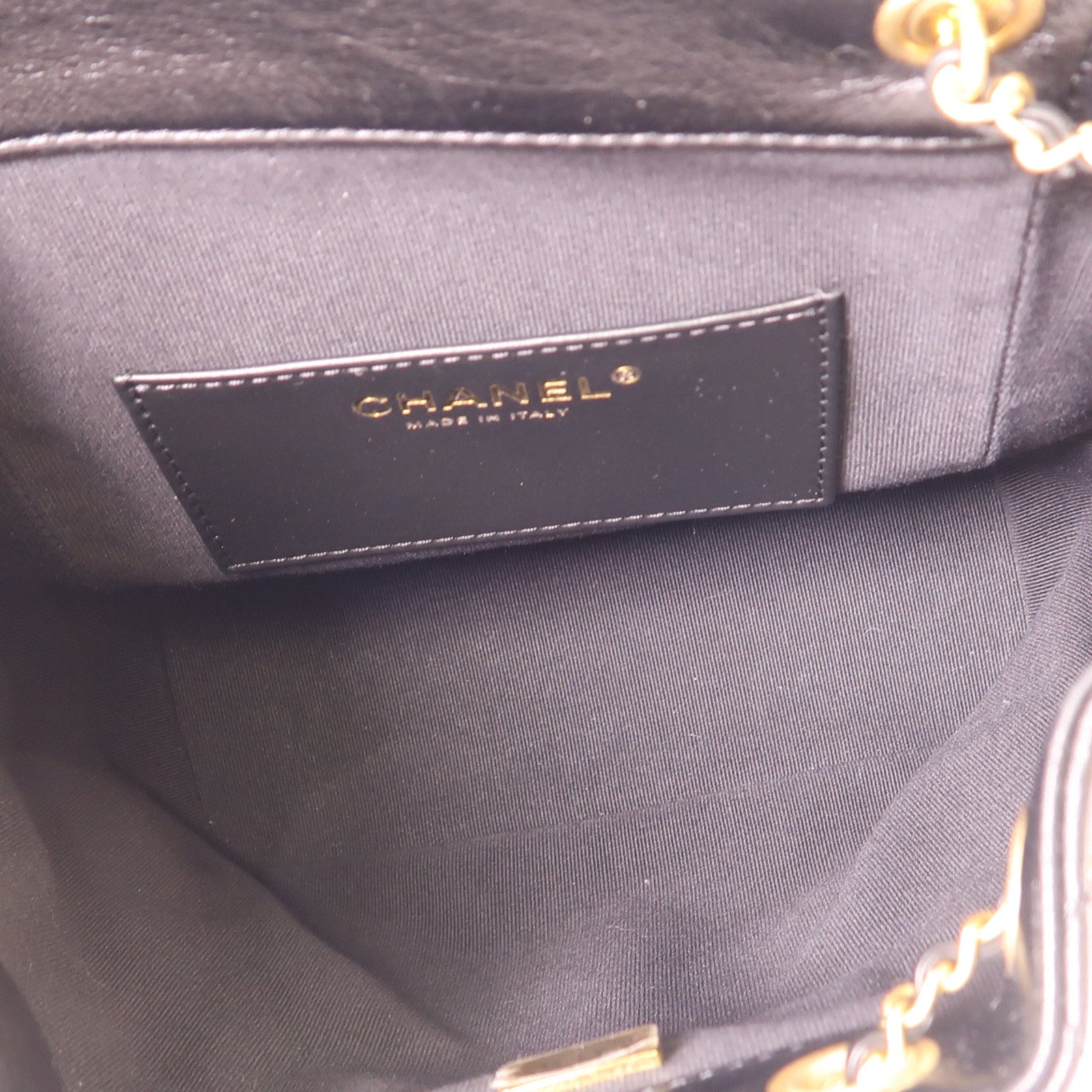 CHANEL 羊皮皮革C19 Backpack金扣背包