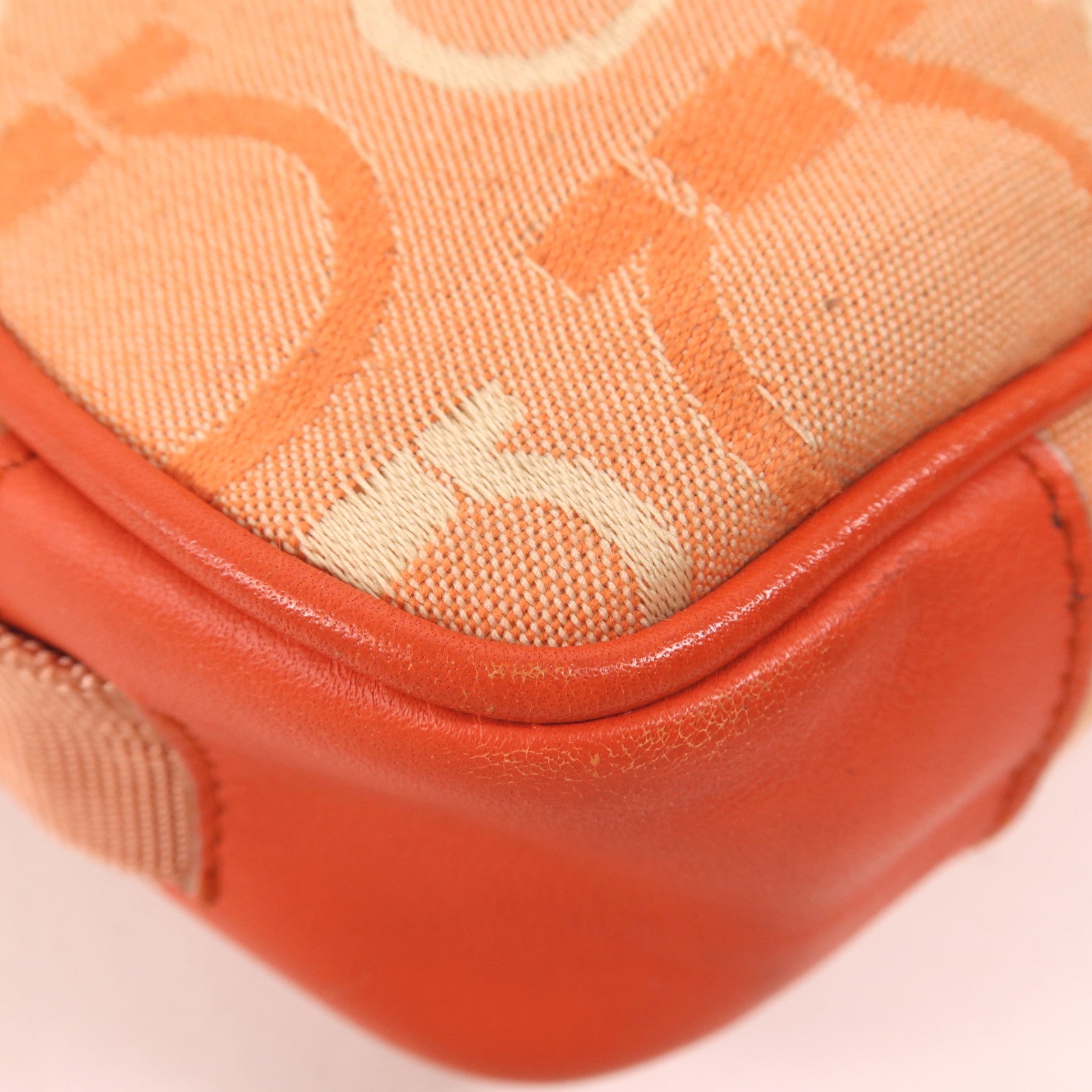 Salvatore Ferragamo 帆布Shoulder Bag金扣肩背袋