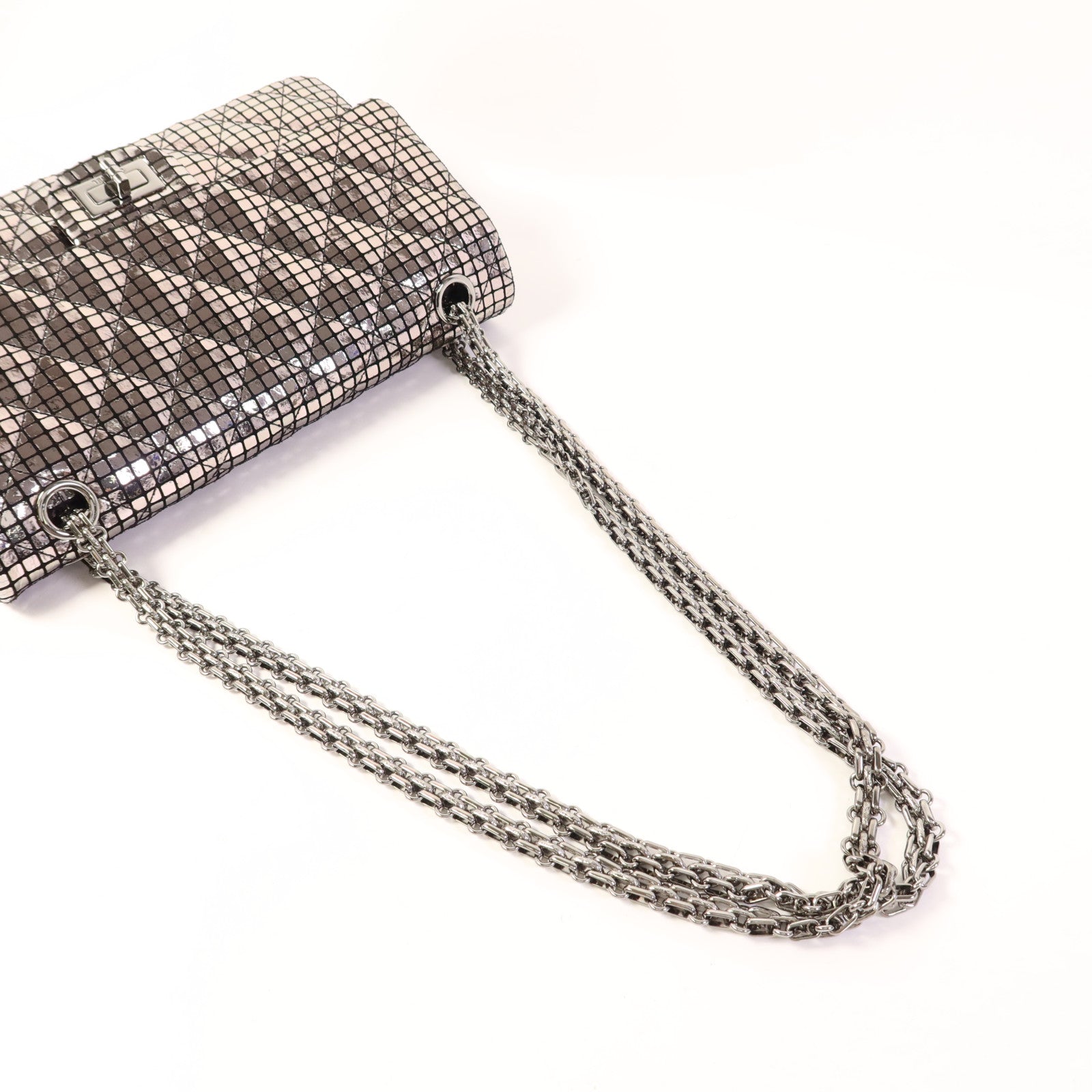 CHANEL Quilted Suede Chain Shoulder Bag鏈帶肩背袋