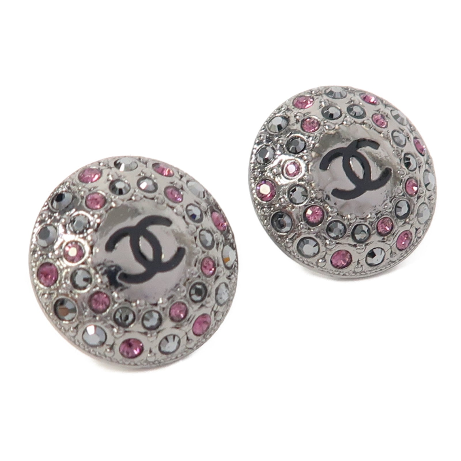 CHANEL 金屬Earrings耳環黑色