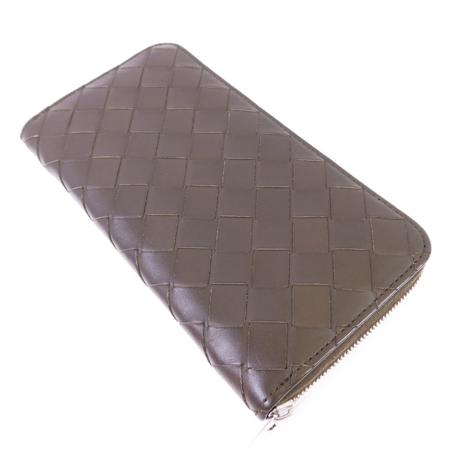 BOTTEGA VENETA 牛皮皮革Long wallet銀扣長錢包