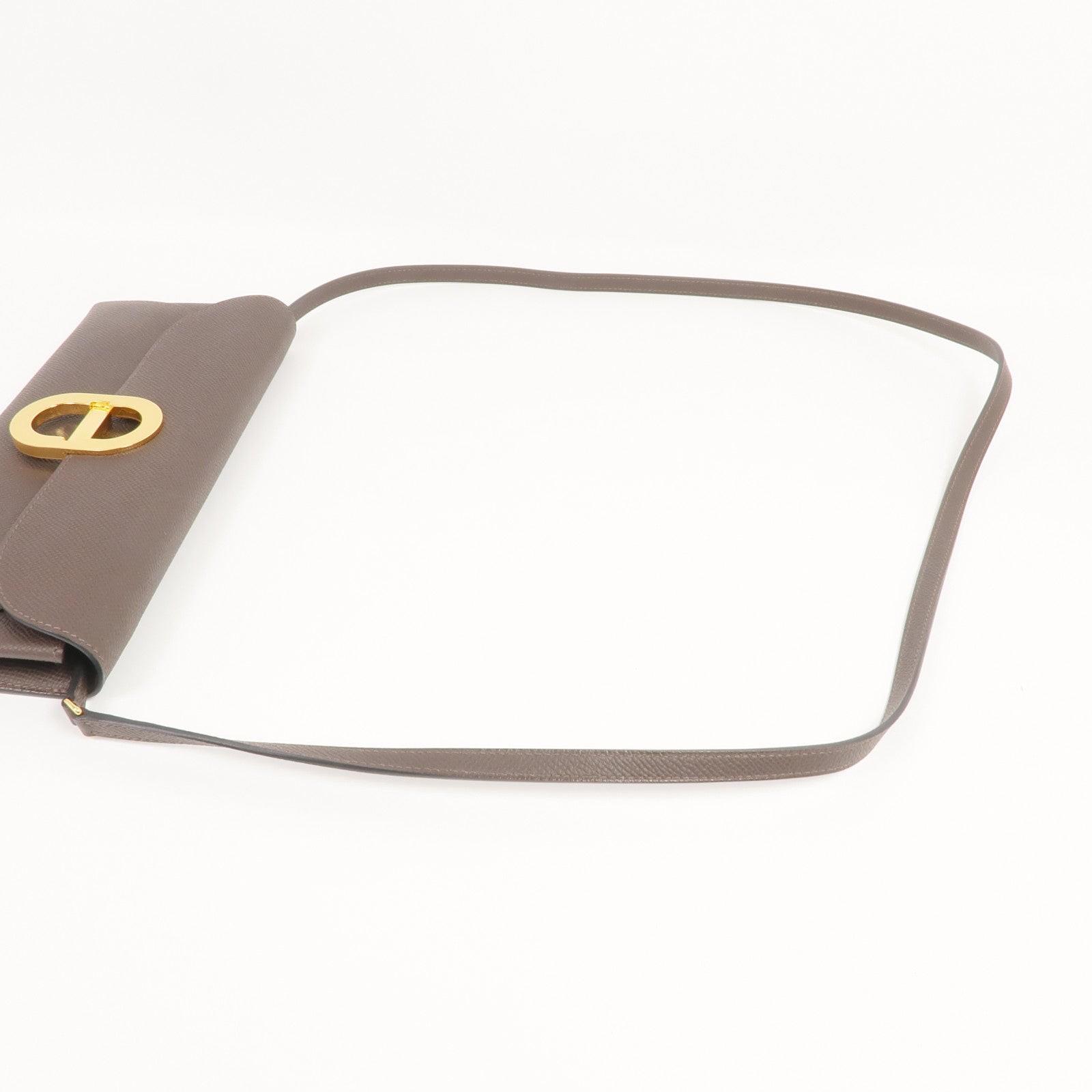 HERMES Epsom皮革Maillon To Go金扣肩背袋Ebene