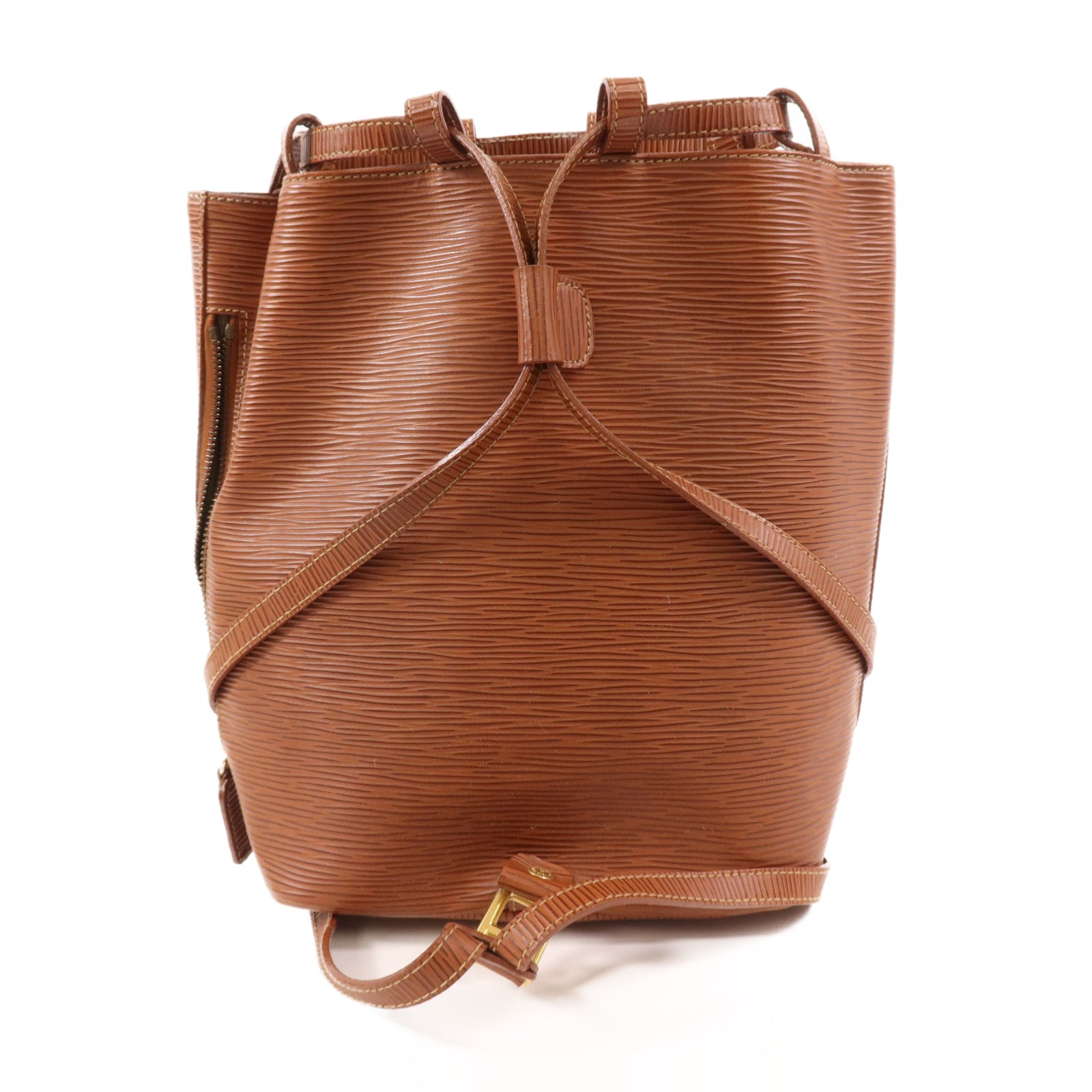 FENDI 牛皮皮革Backpack金扣背包