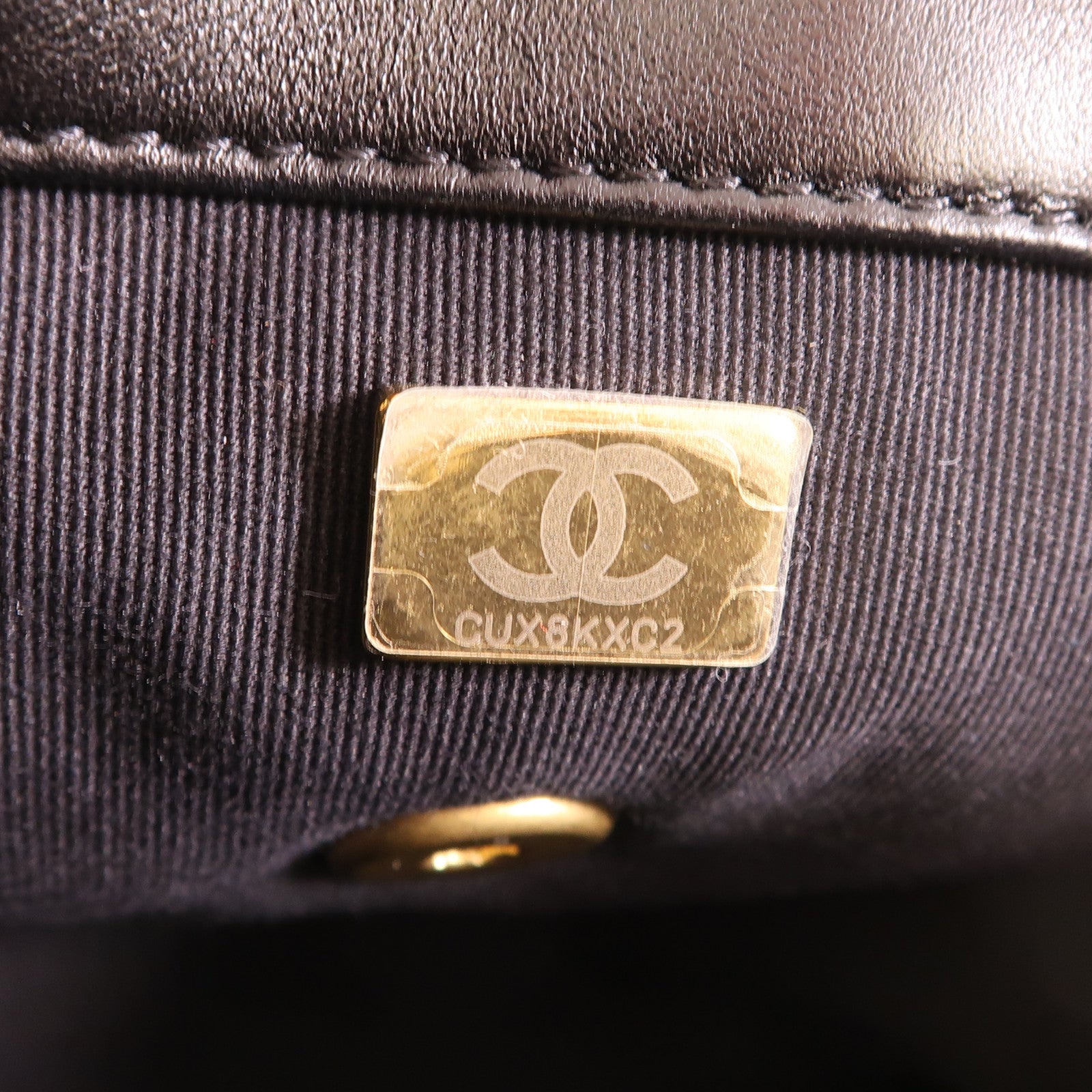 CHANEL 羊皮皮革C19 Backpack金扣背包