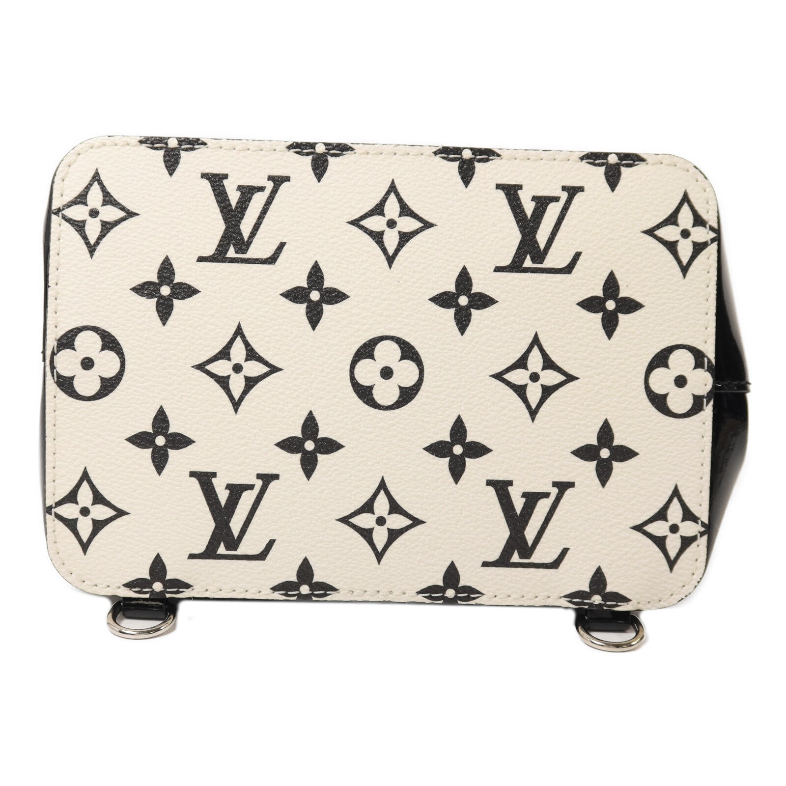 LOUIS VUITTON 漆皮皮革/Monogram Mini Hot Springs銀扣背包