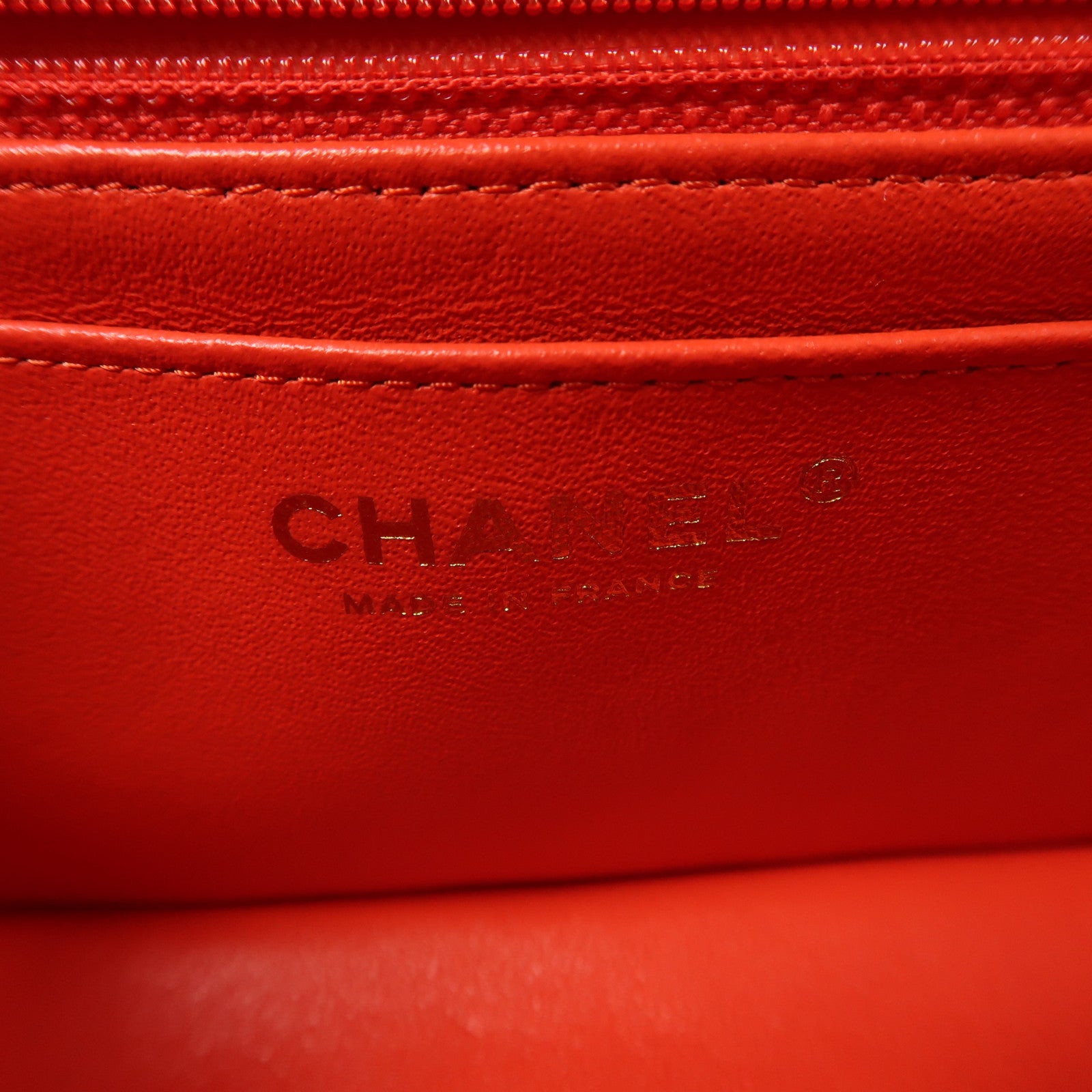 CHANEL GHW Classic 20 Chain Shoulder Bag A69900 Lambskin Leather Red