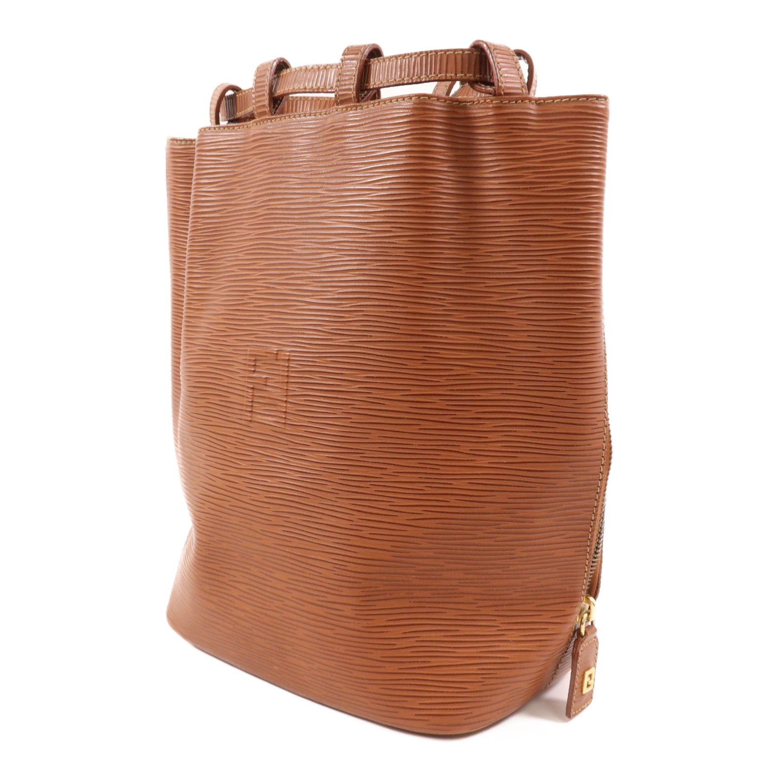 FENDI 牛皮皮革Backpack金扣背包