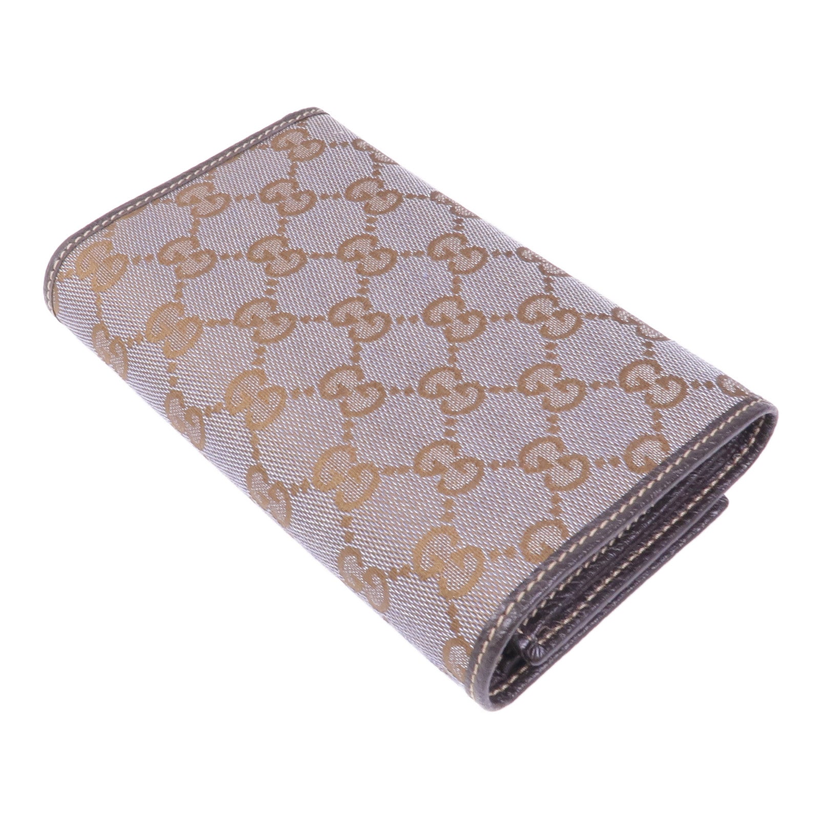 GUCCI 【激減優惠】帆布Wallet金扣錢包