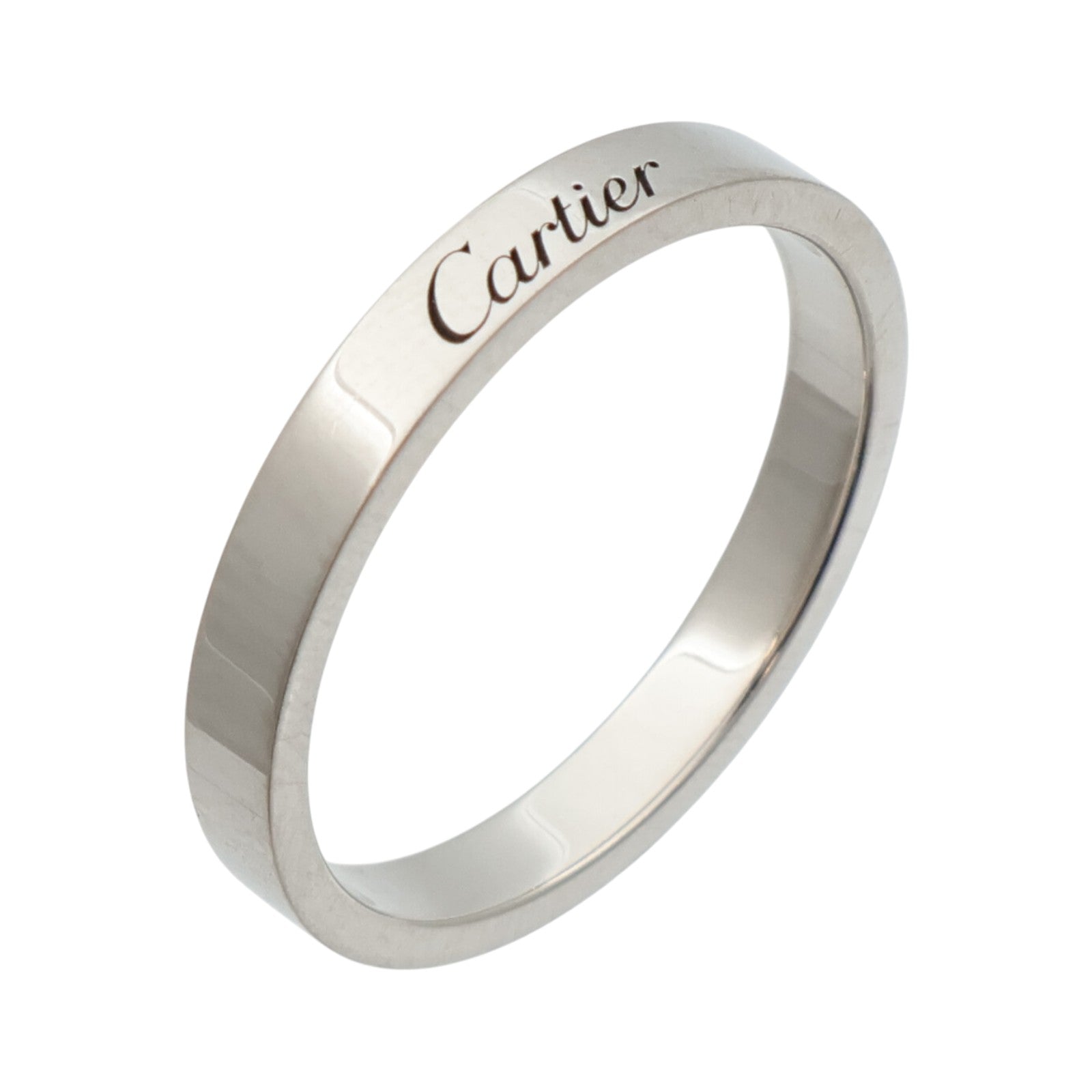 CARTIER PT950鉑金C De Ring戒指