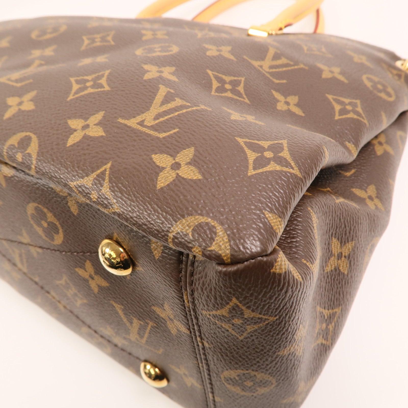 LOUIS VUITTON Monogram Pallas MM金扣手挽肩背兩用袋