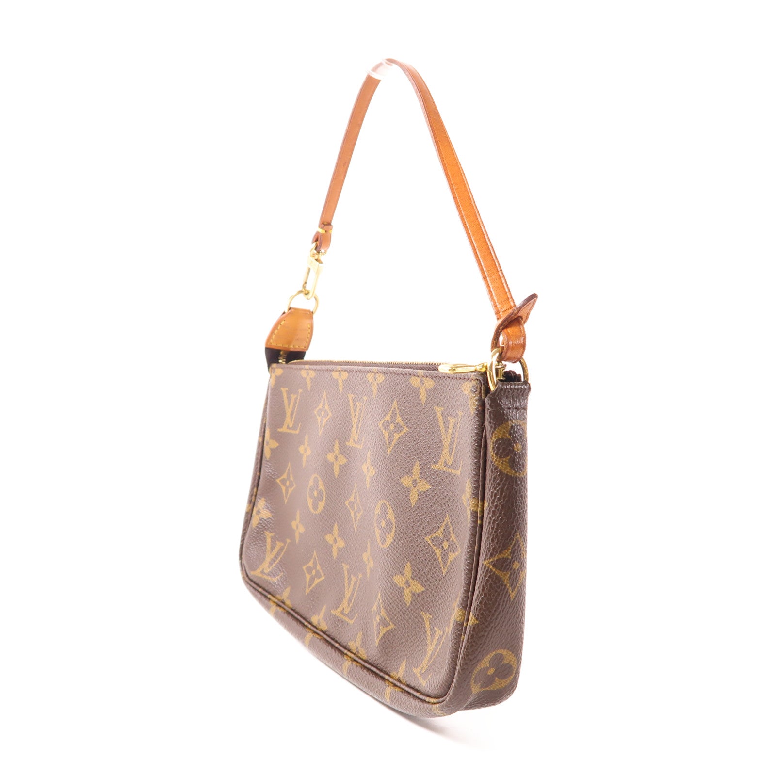 LOUIS VUITTON Monogram Pochette Accessoires金扣手拿包