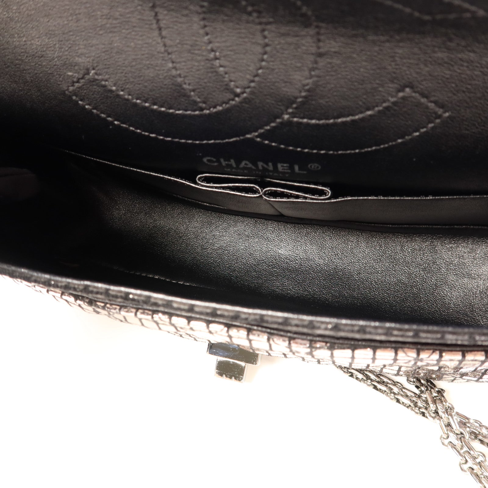 CHANEL Quilted Suede Chain Shoulder Bag鏈帶肩背袋