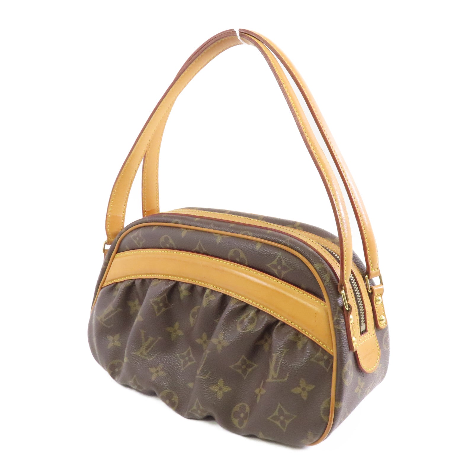 LOUIS VUITTON Monogram Klara金扣肩背袋啡色