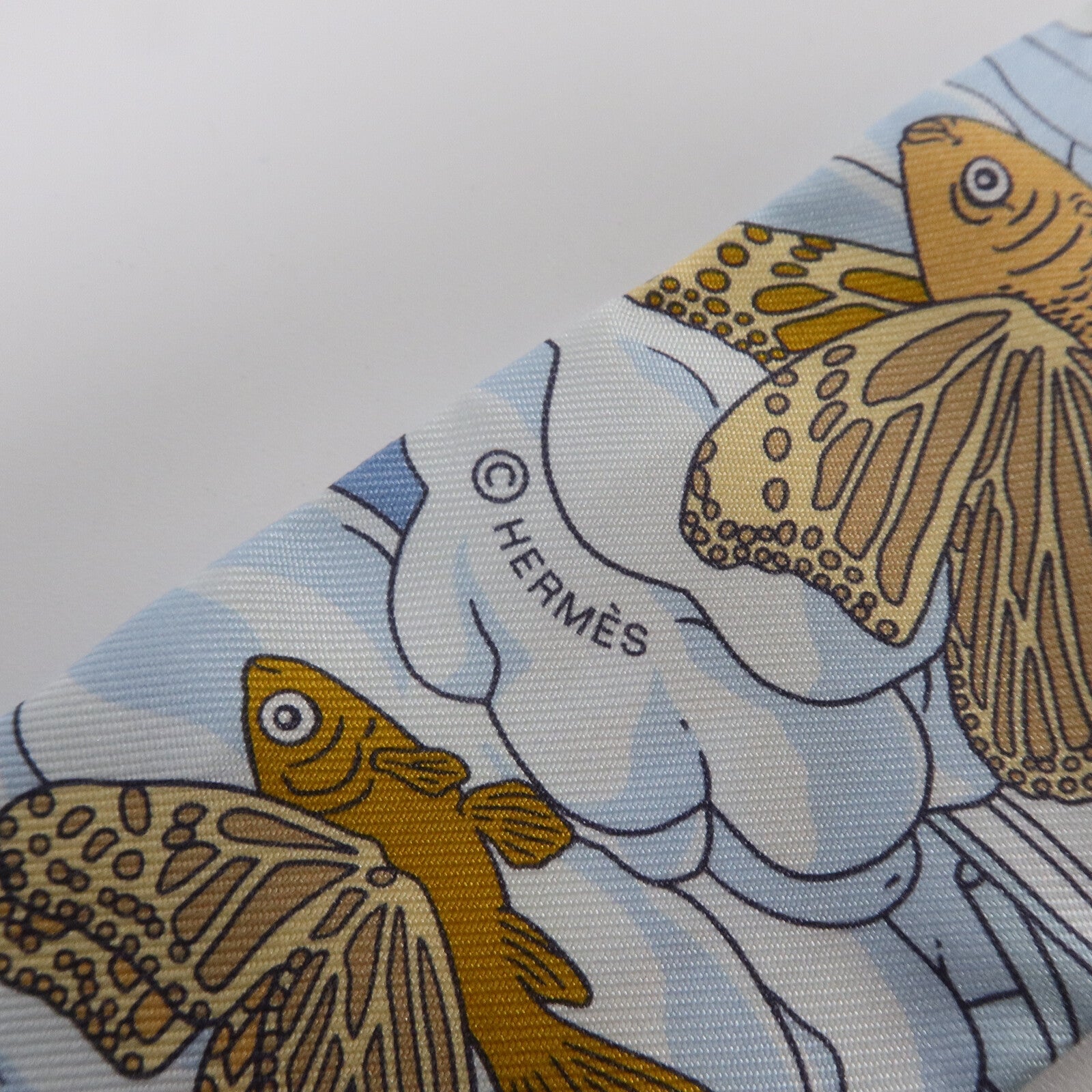 HERMES 絲質Twilly絲巾