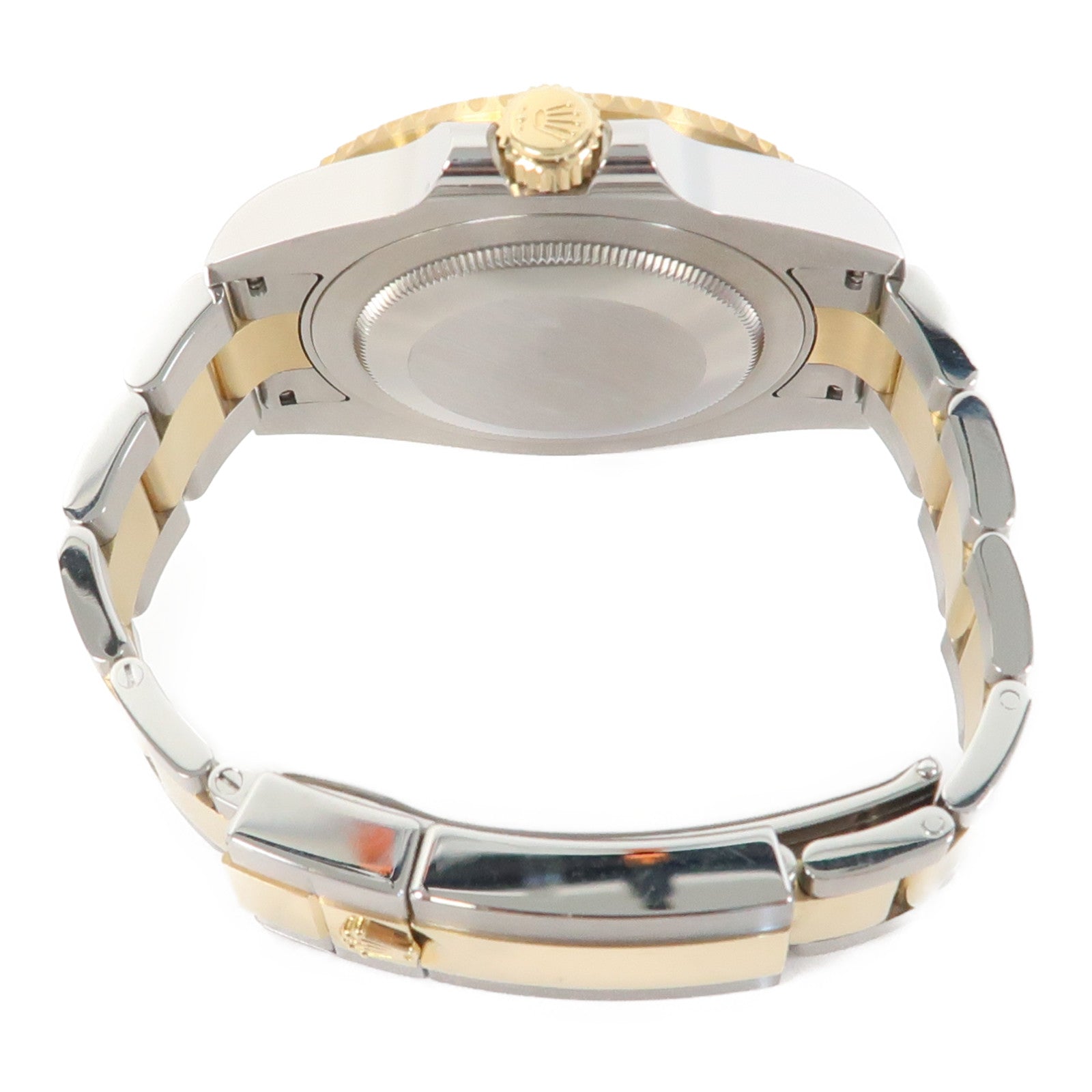 ROLEX 18K黃金/不鏽鋼GMT MasterⅡ手錶自動機芯黑色