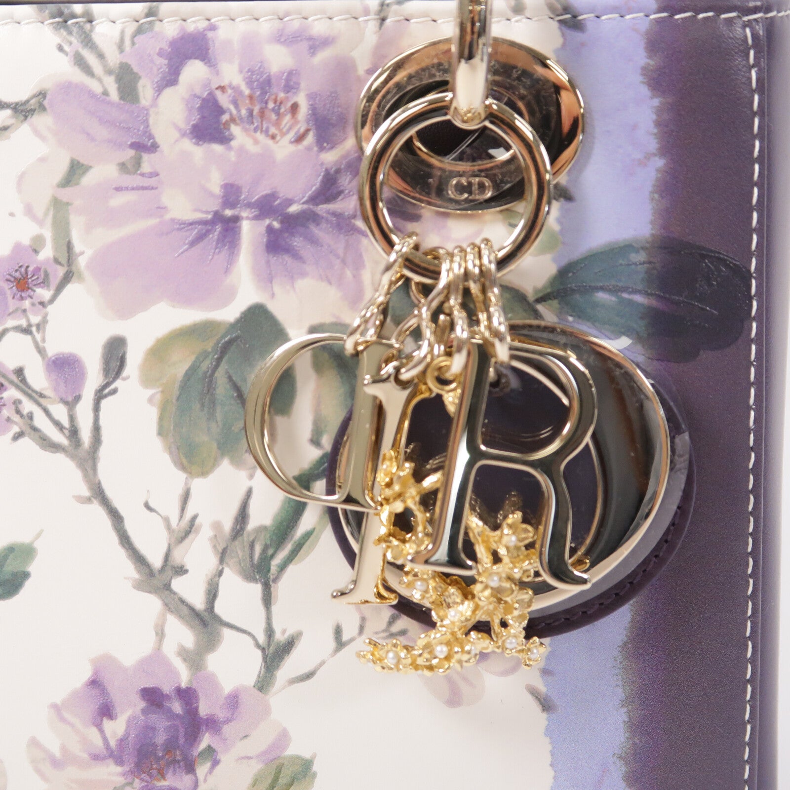 Dior 羊皮皮革Lady Dior My ABCDior Small手挽肩背兩用袋