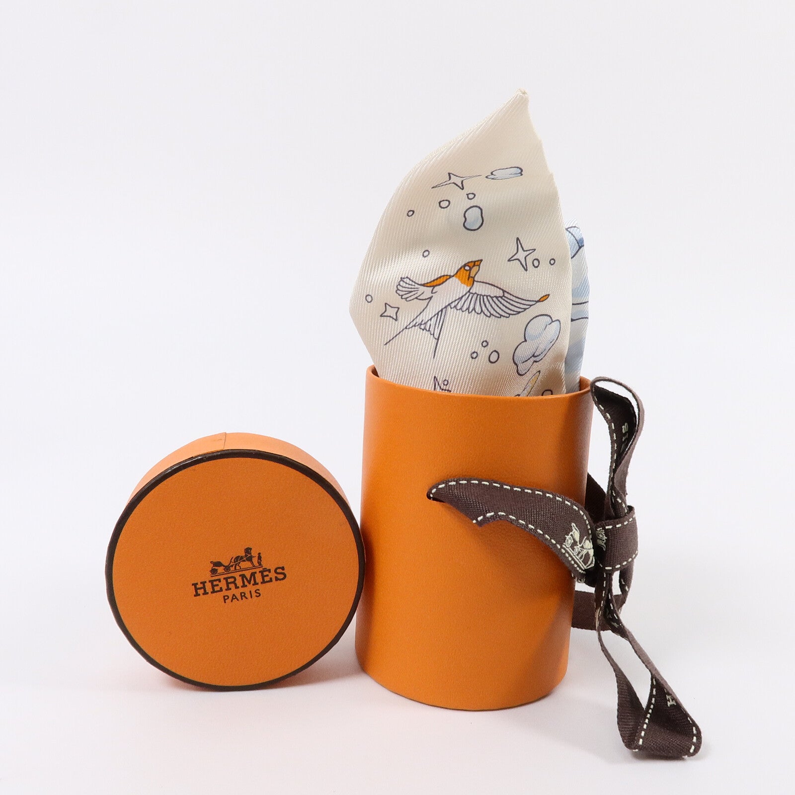 HERMES 絲質Twilly絲巾