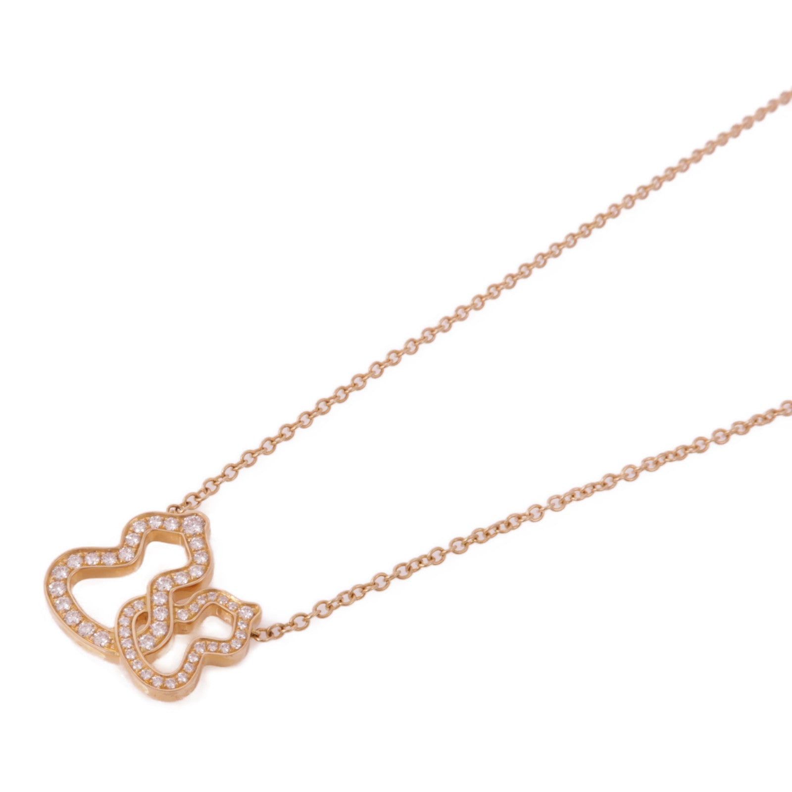 JEWELRY 18K黃金/鑽石Qeelin Wulu Petite Double Necklace項鍊