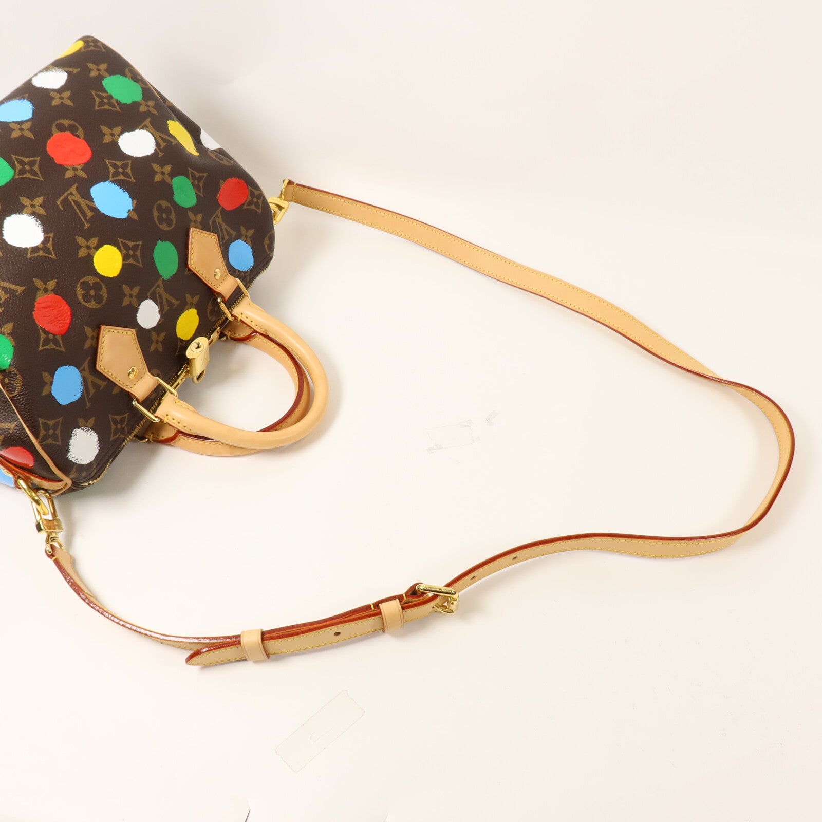 LOUIS VUITTON Monogram LV x YK Speedy Bandouliere 25手挽肩背兩用袋