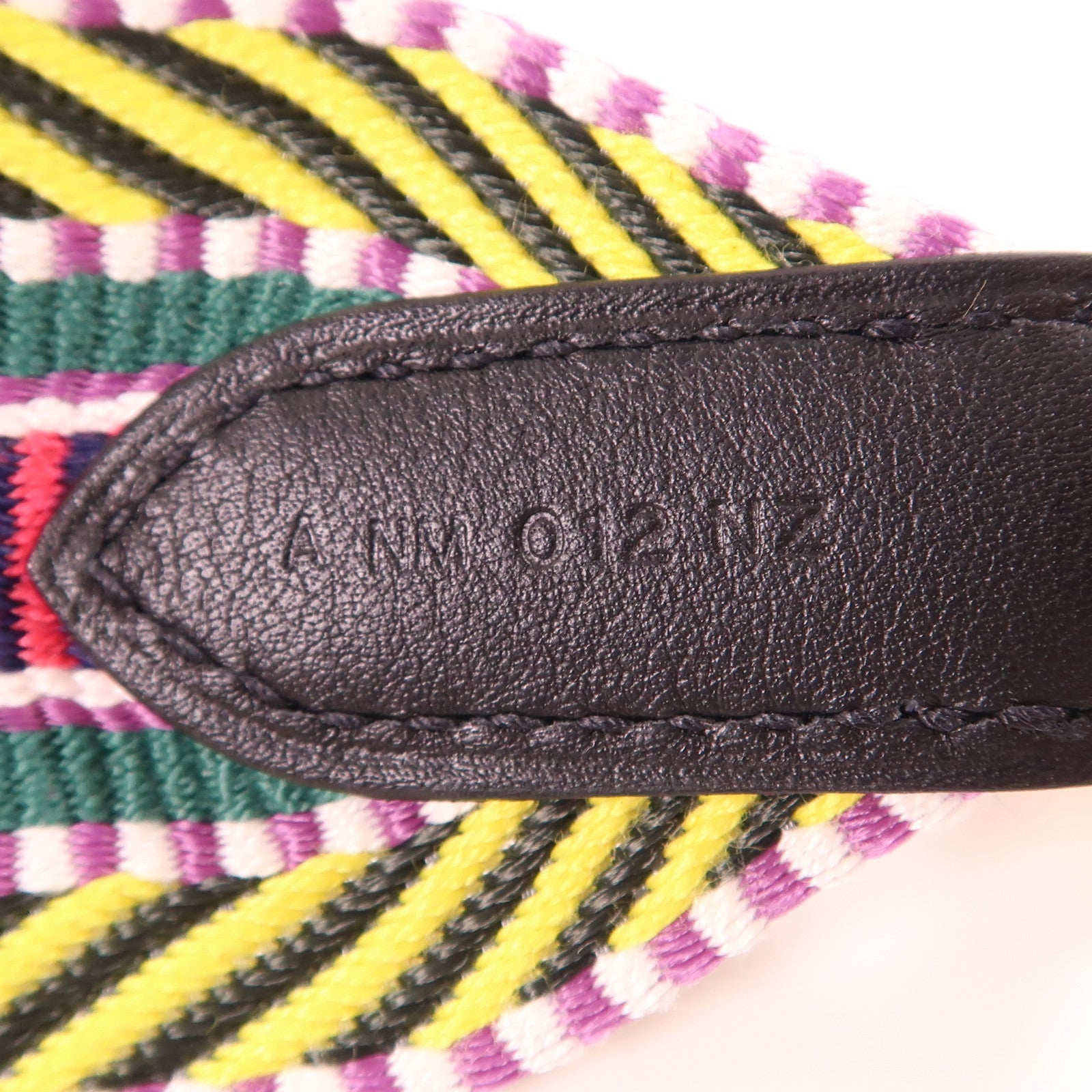 HERMES 帆布Strap金扣肩背帶