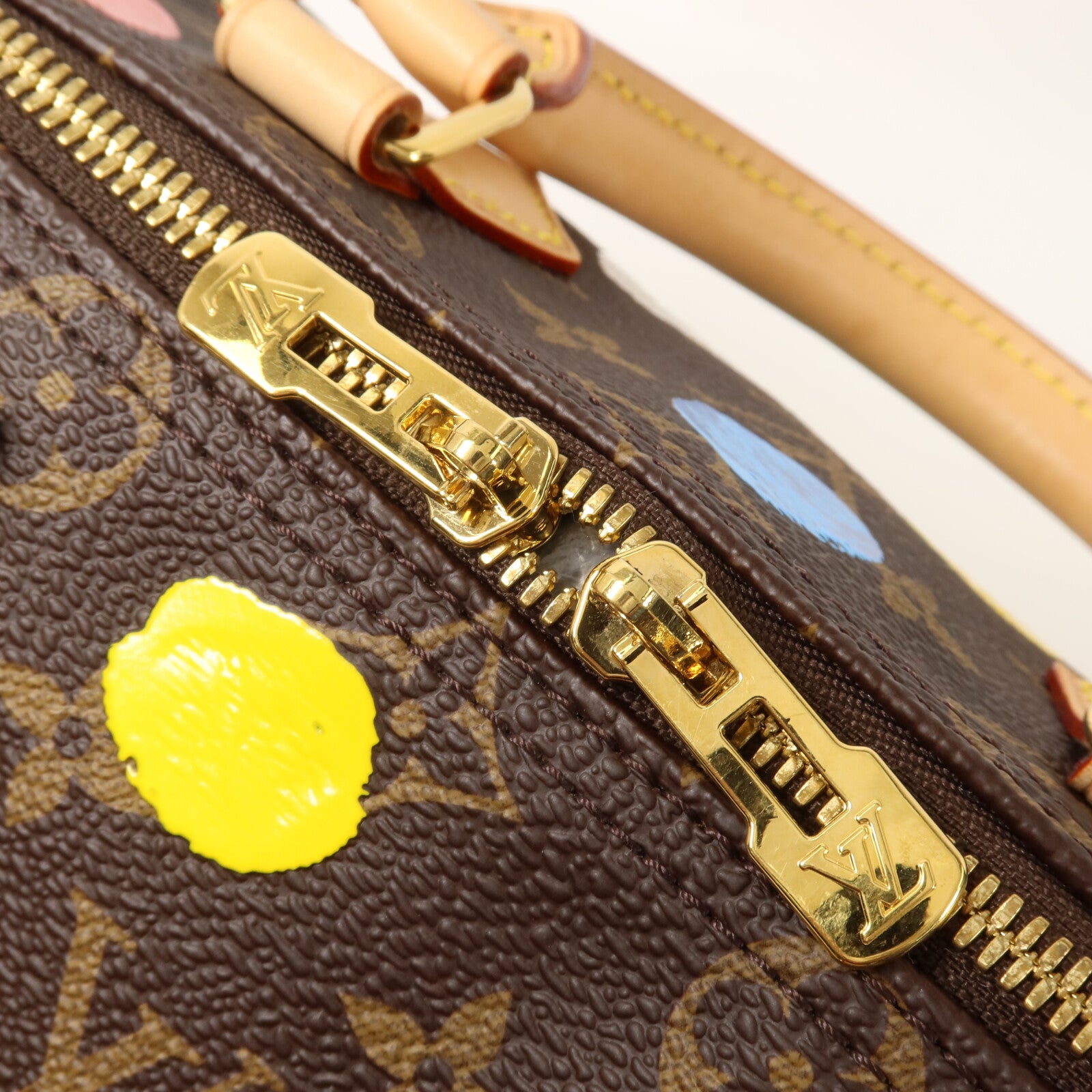 LOUIS VUITTON Monogram LV x YK Speedy Bandouliere 25手挽肩背兩用袋