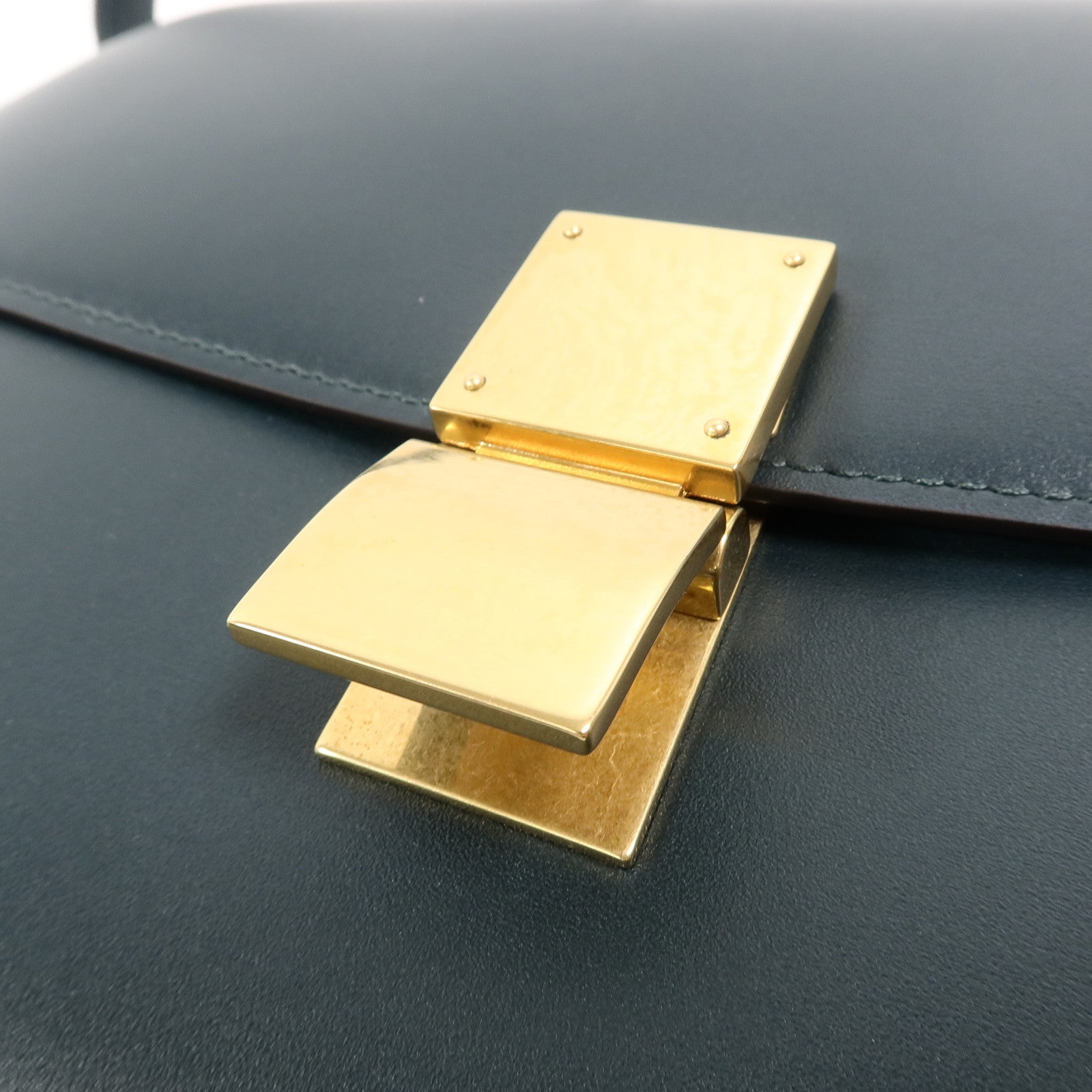 CELINE 牛皮皮革Classic Box Medium肩背袋