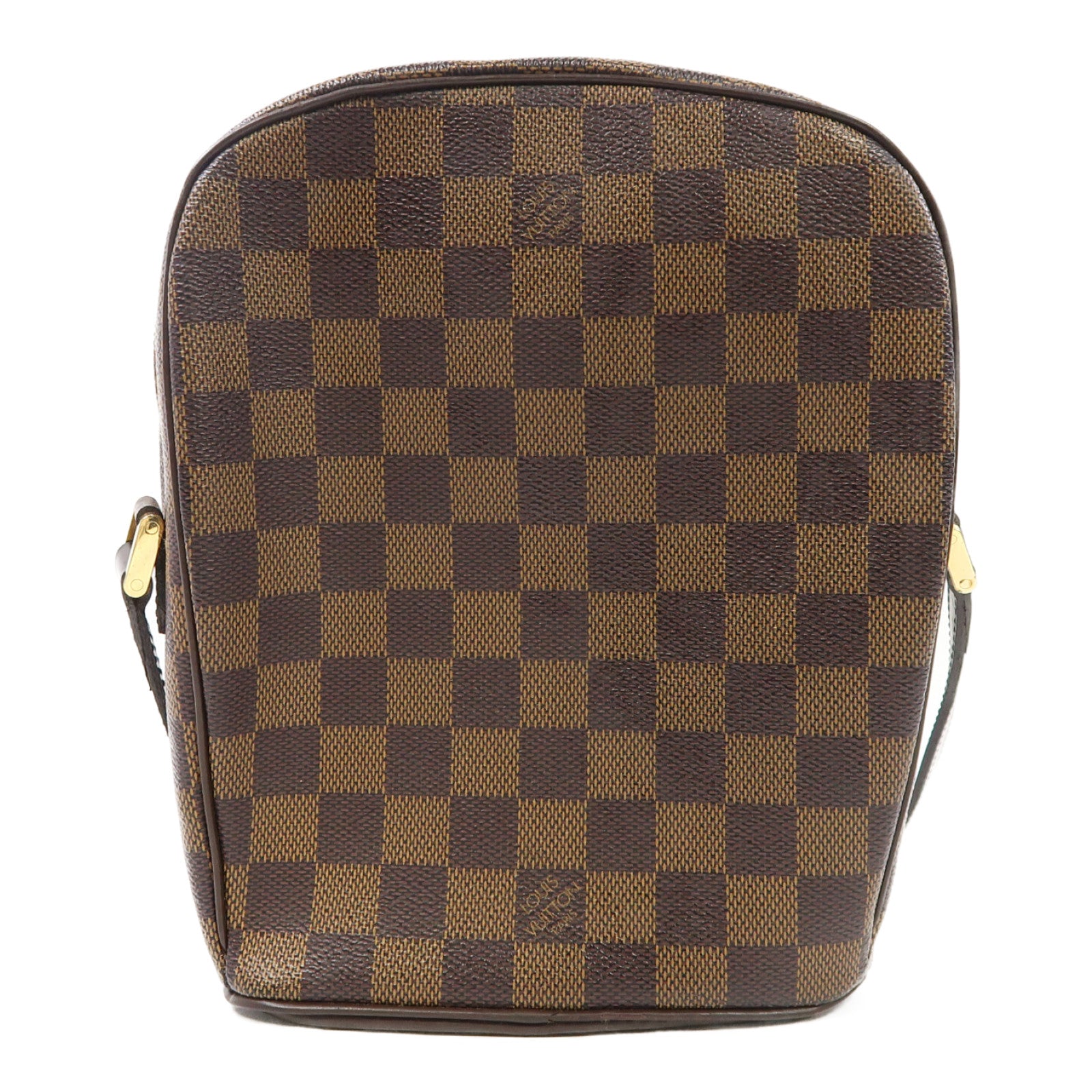 LOUIS VUITTON 【激減優惠】Damier Ipanema PM金扣肩背袋啡色