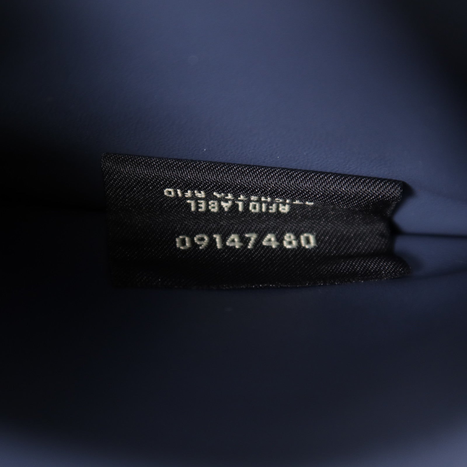 FENDI 皮革/塗層帆布Squared Card Case銀扣卡片套