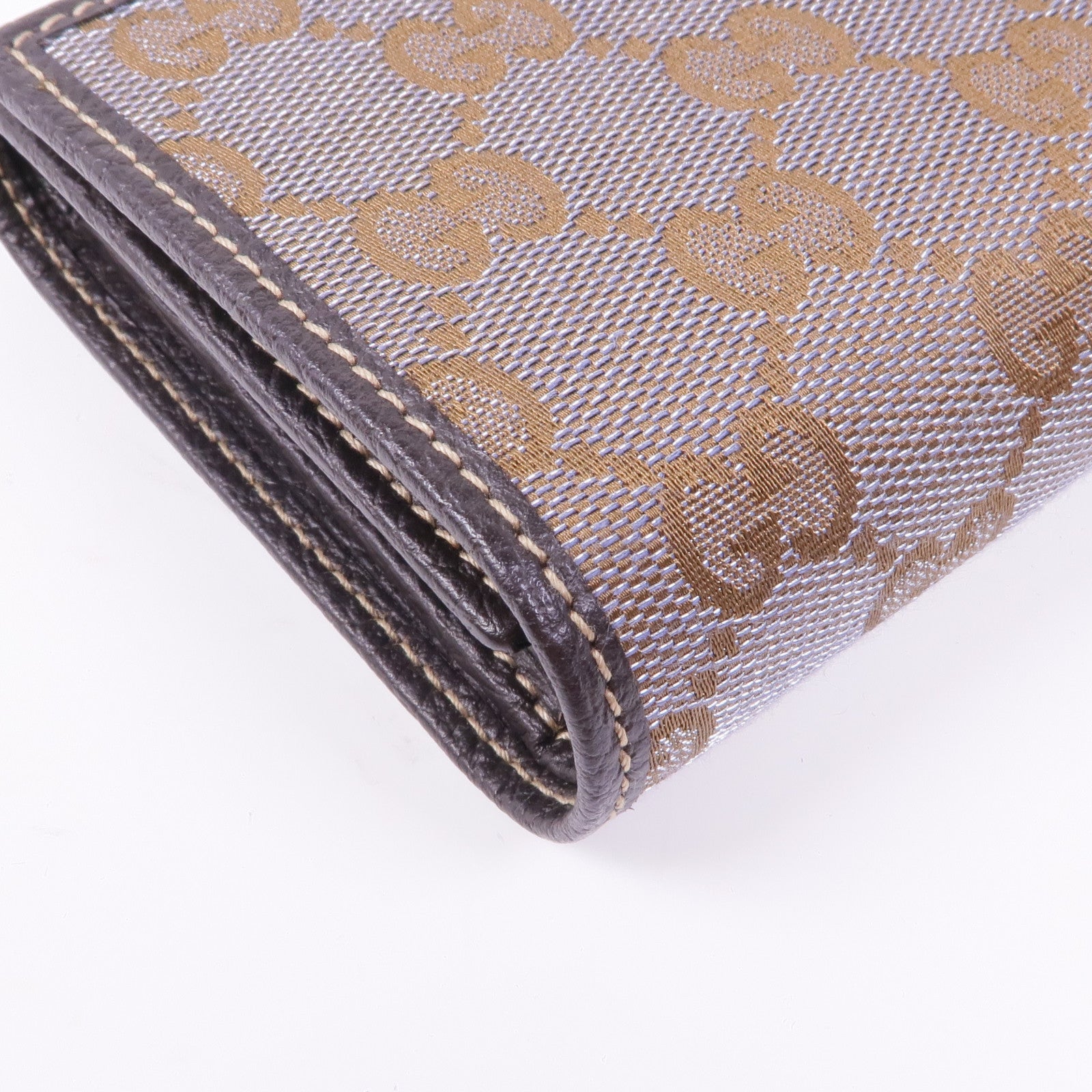 GUCCI 帆布Wallet金扣錢包