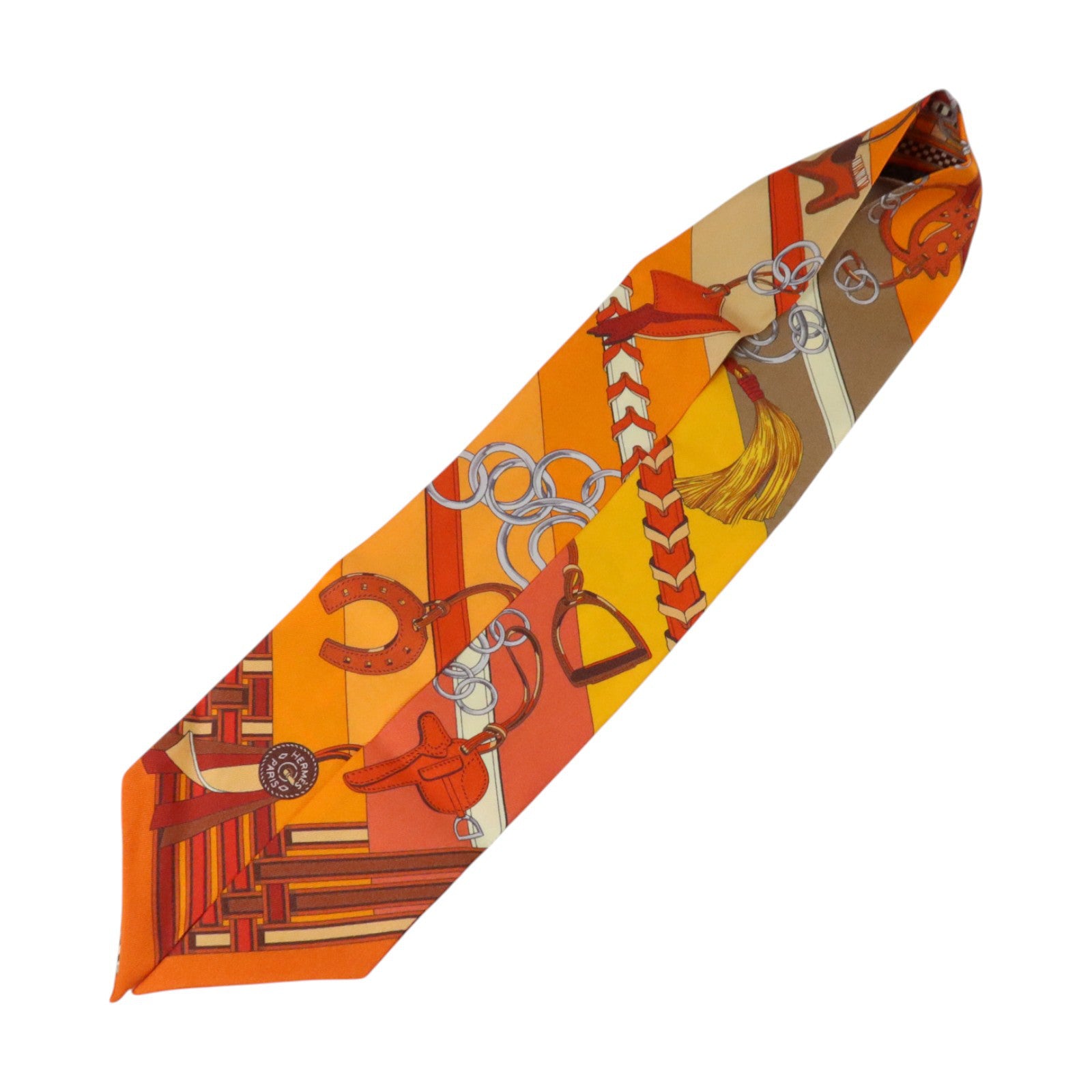 HERMES 絲質Twilly絲巾