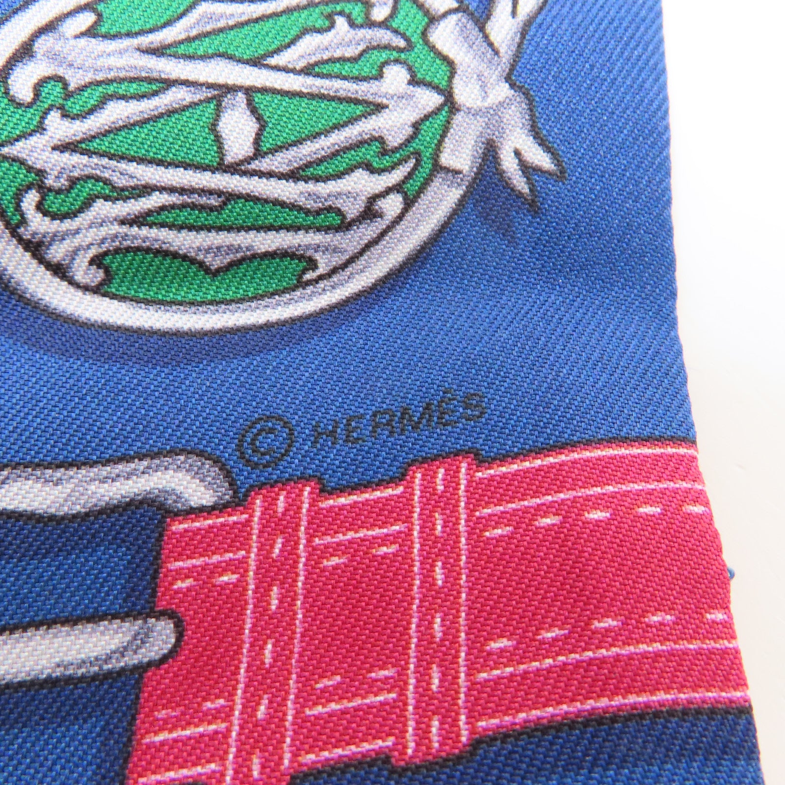 HERMES 絲質Twilly絲巾