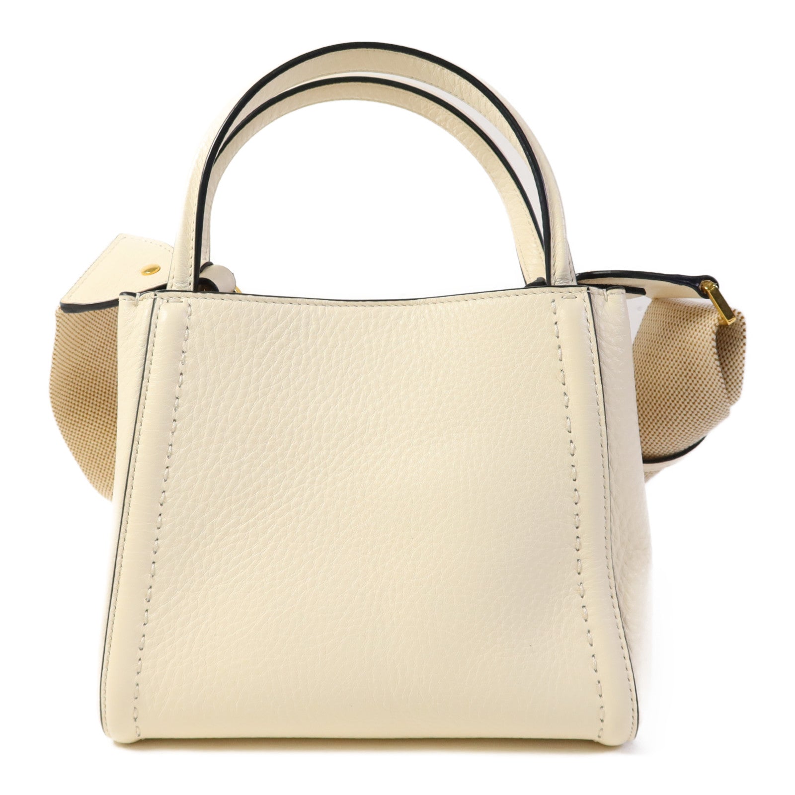Valentino 牛皮皮革2 Way Shoulder Bag金扣手挽肩背兩用袋
