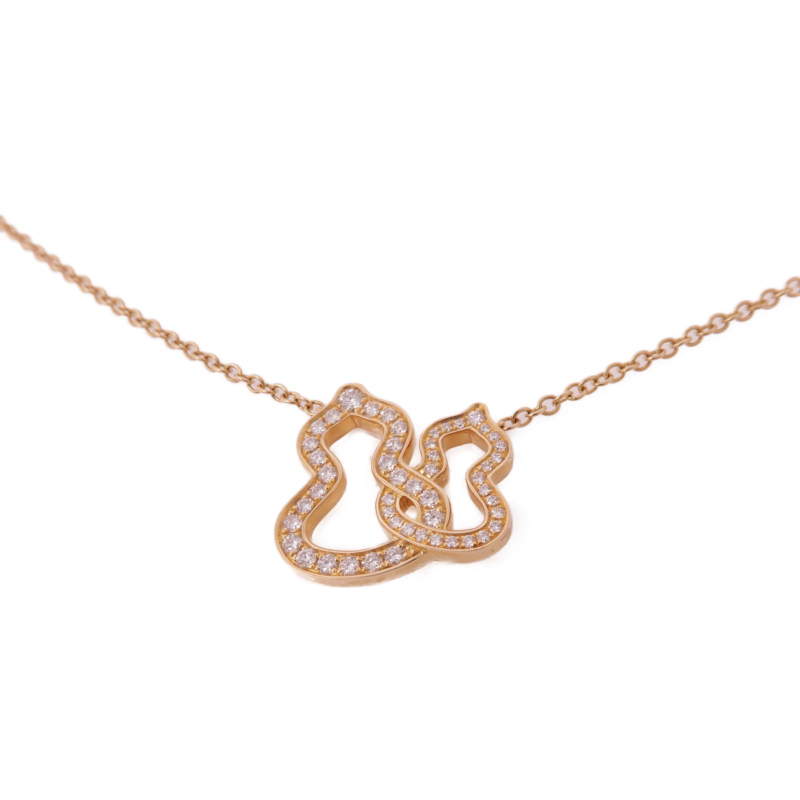 JEWELRY 18K黃金/鑽石Qeelin Wulu Petite Double Necklace項鍊