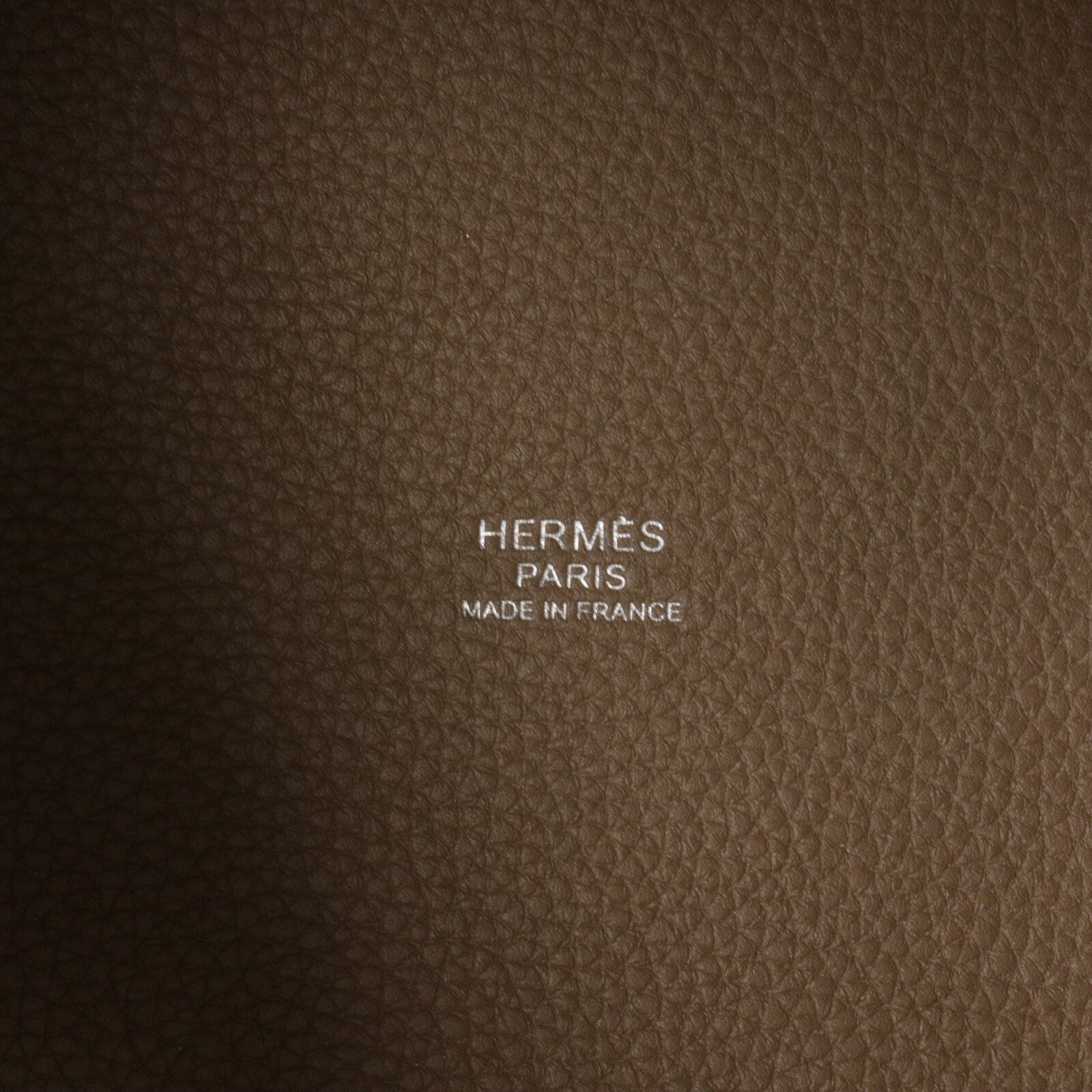HERMES Clemence皮革Picotin PM手挽袋Trench