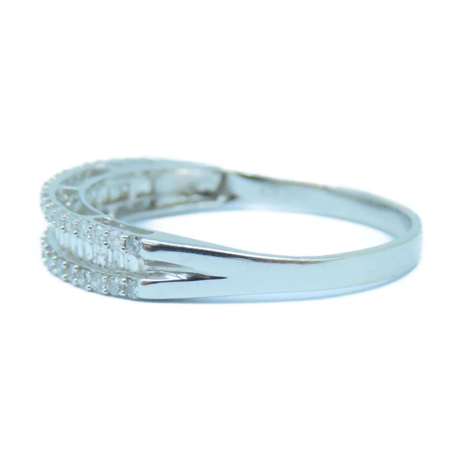 JEWELRY 【激減優惠】18K白金Diamond Ring鑽石戒指US#10