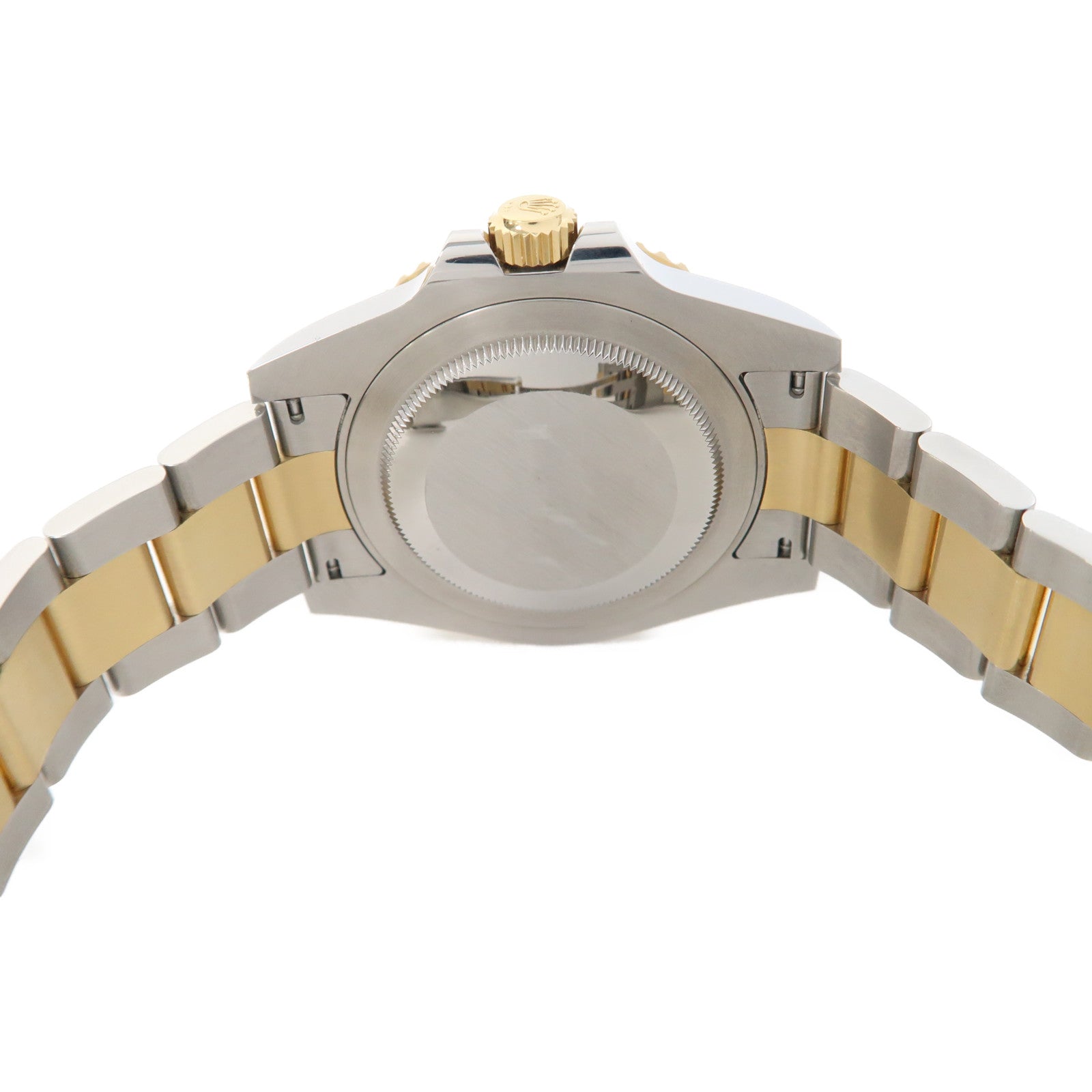 ROLEX 18K黃金/不鏽鋼GMT MasterⅡ手錶自動機芯黑色