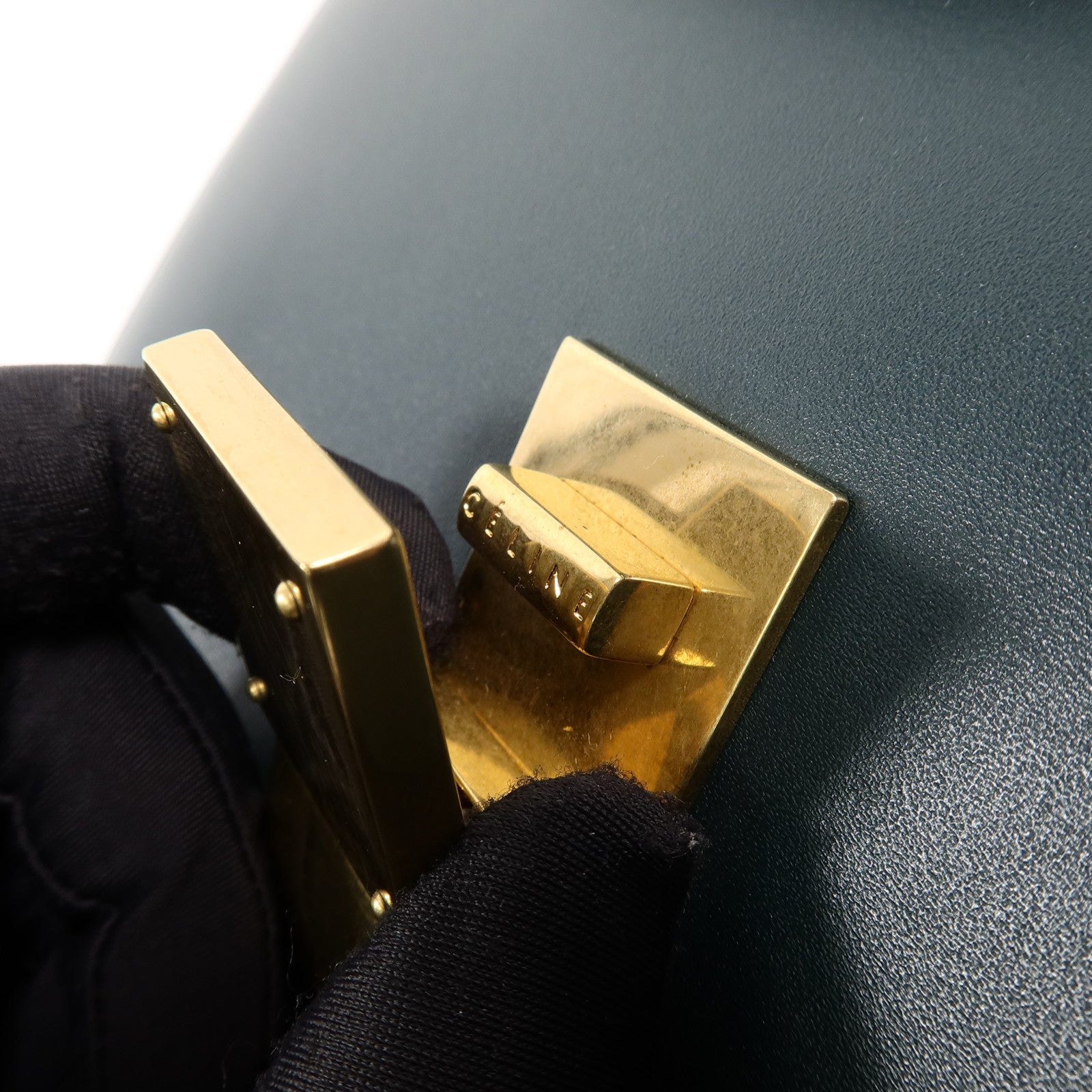 CELINE 牛皮皮革Classic Box Medium肩背袋