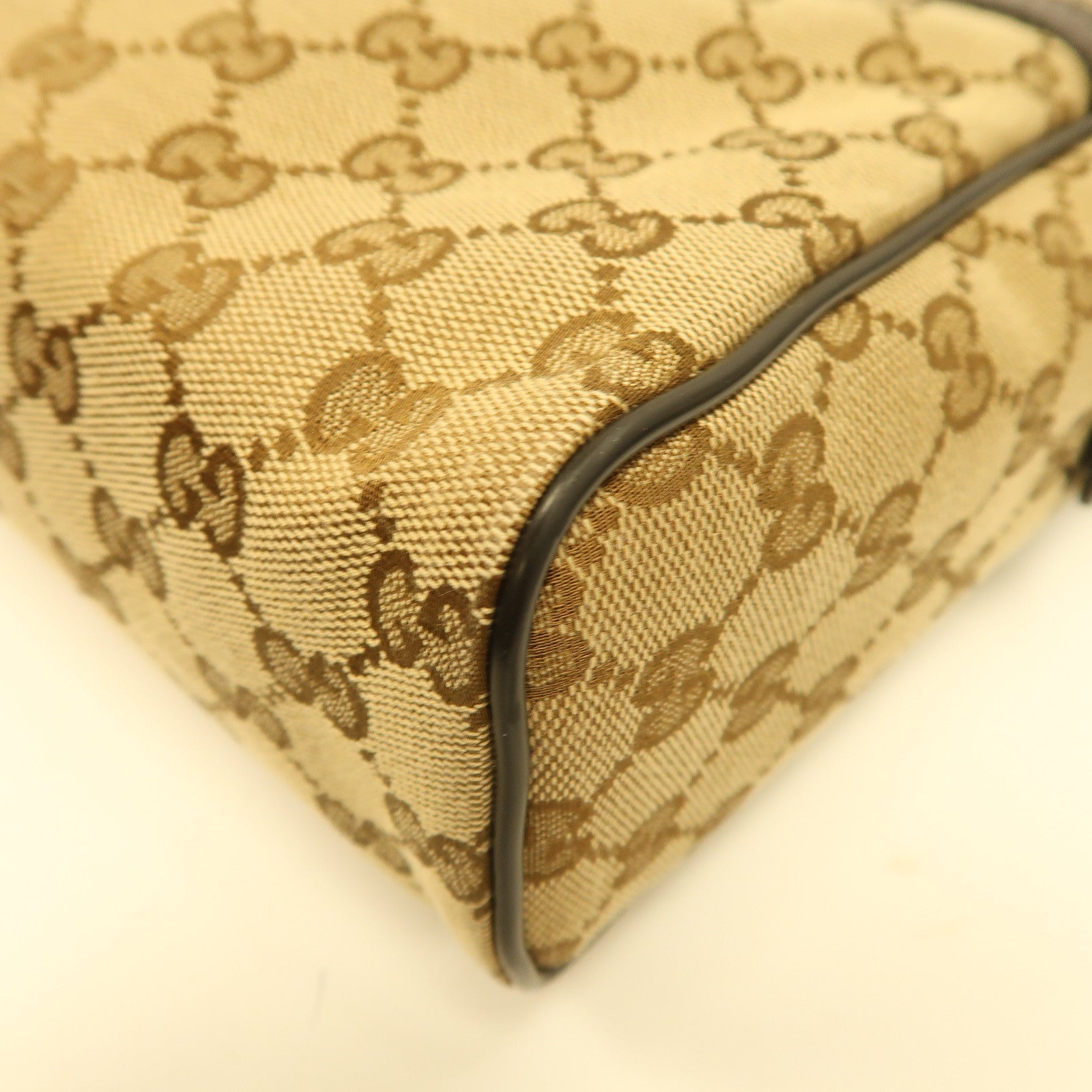 GUCCI 【激減優惠】帆布Shoulder Bag銀扣肩背袋啡色