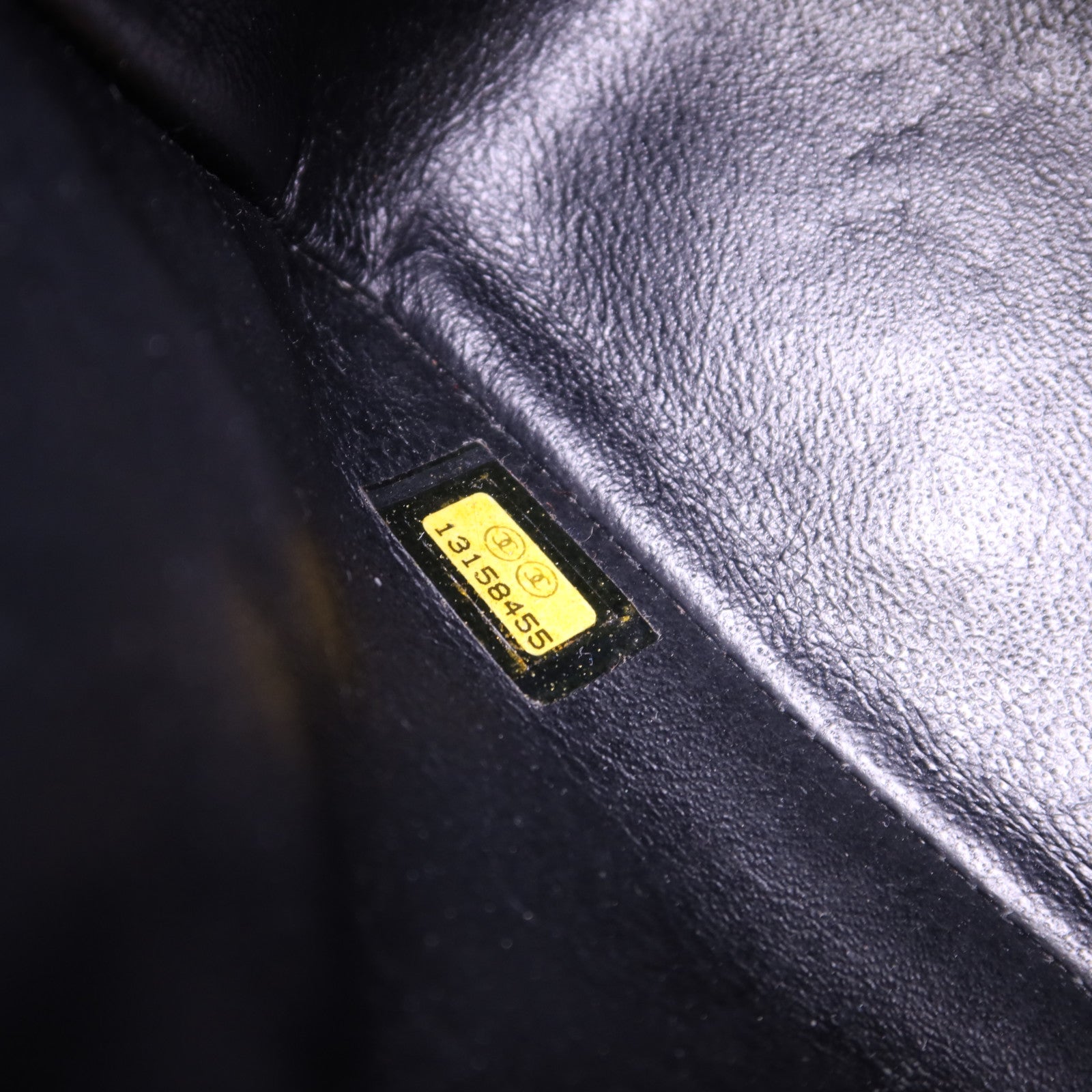 CHANEL 牛皮皮革Large Classic銀扣鏈帶肩背袋