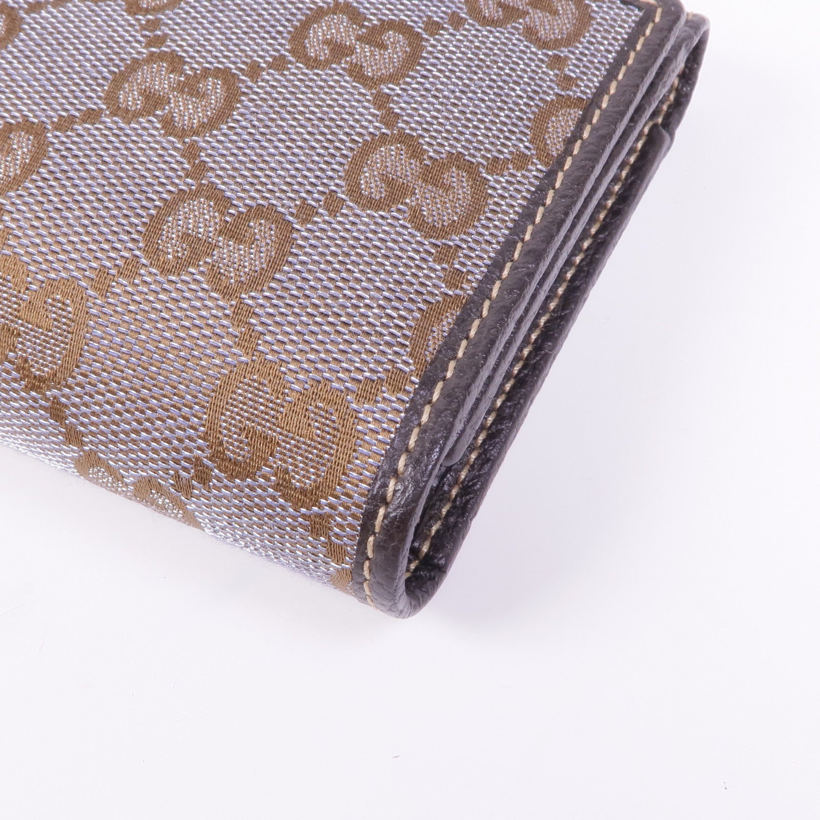 GUCCI 帆布Wallet金扣錢包